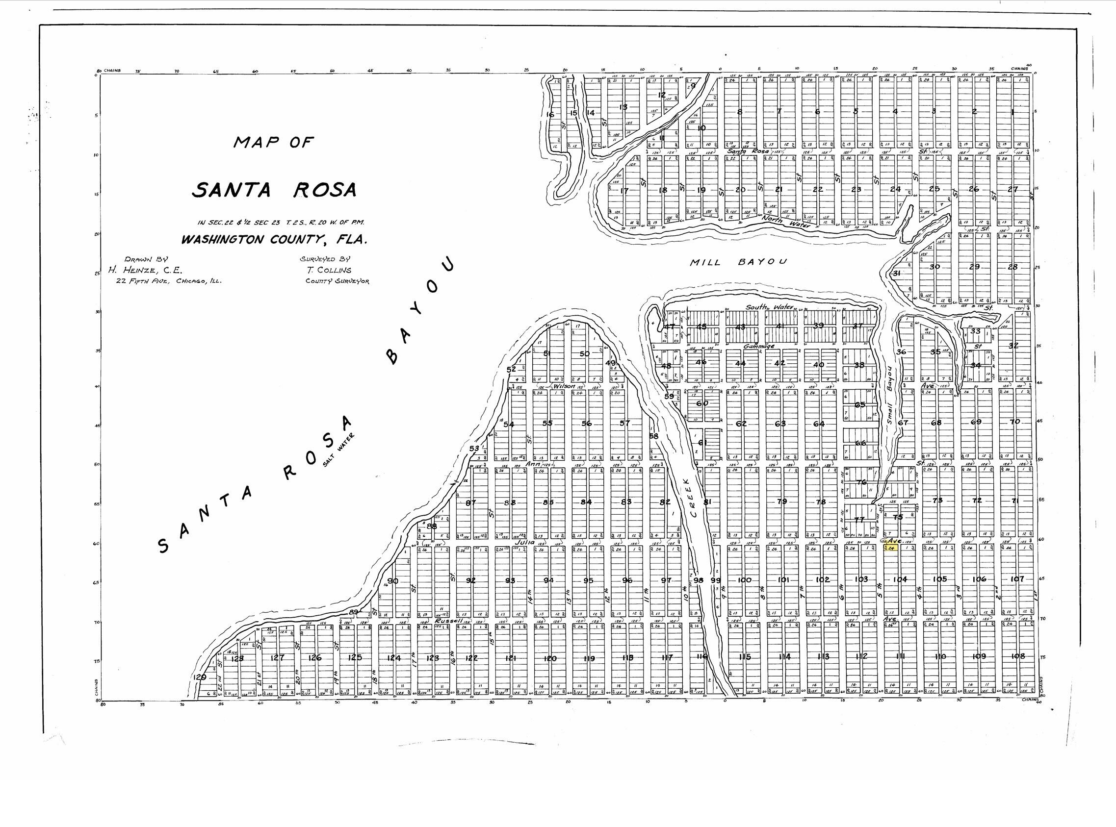 TOWN OF SANTA ROSA - Land