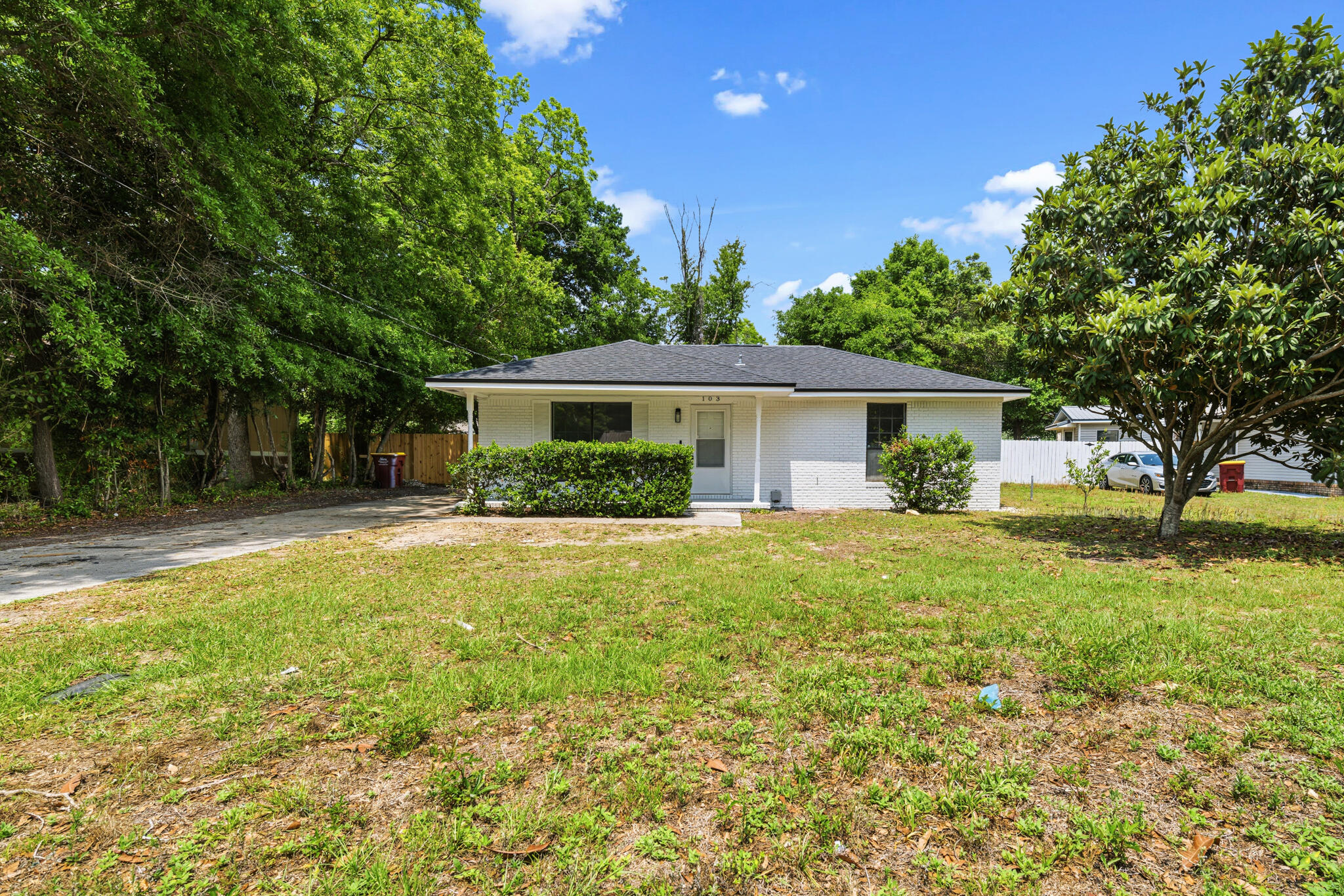 Close to hwy 90 giving you the option of taking either hwy 85 or hwy 285 down to the beach, a beautifully updated, move-in ready home with no HOA and fully fenced backyard for pets or kids.

This home has been completely refreshed from top to bottom, featuring a brand-new roof, all-new flooring, and fresh interior paint. The kitchen has been upgraded with updated cabinetry and a new dishwasher.

Step outside to a spacious backyard-perfect for entertaining or creating your own outdoor oasis. With no HOA, you'll have the freedom to truly make this property your own.

Whether you're a first-time buyer, downsizing, or looking for a turnkey investment, this home checks all the boxes. Tucked away on a quiet court, it offers comfort, convenience, and value all in one. VA Financing Eligible.

Schedule your showing today