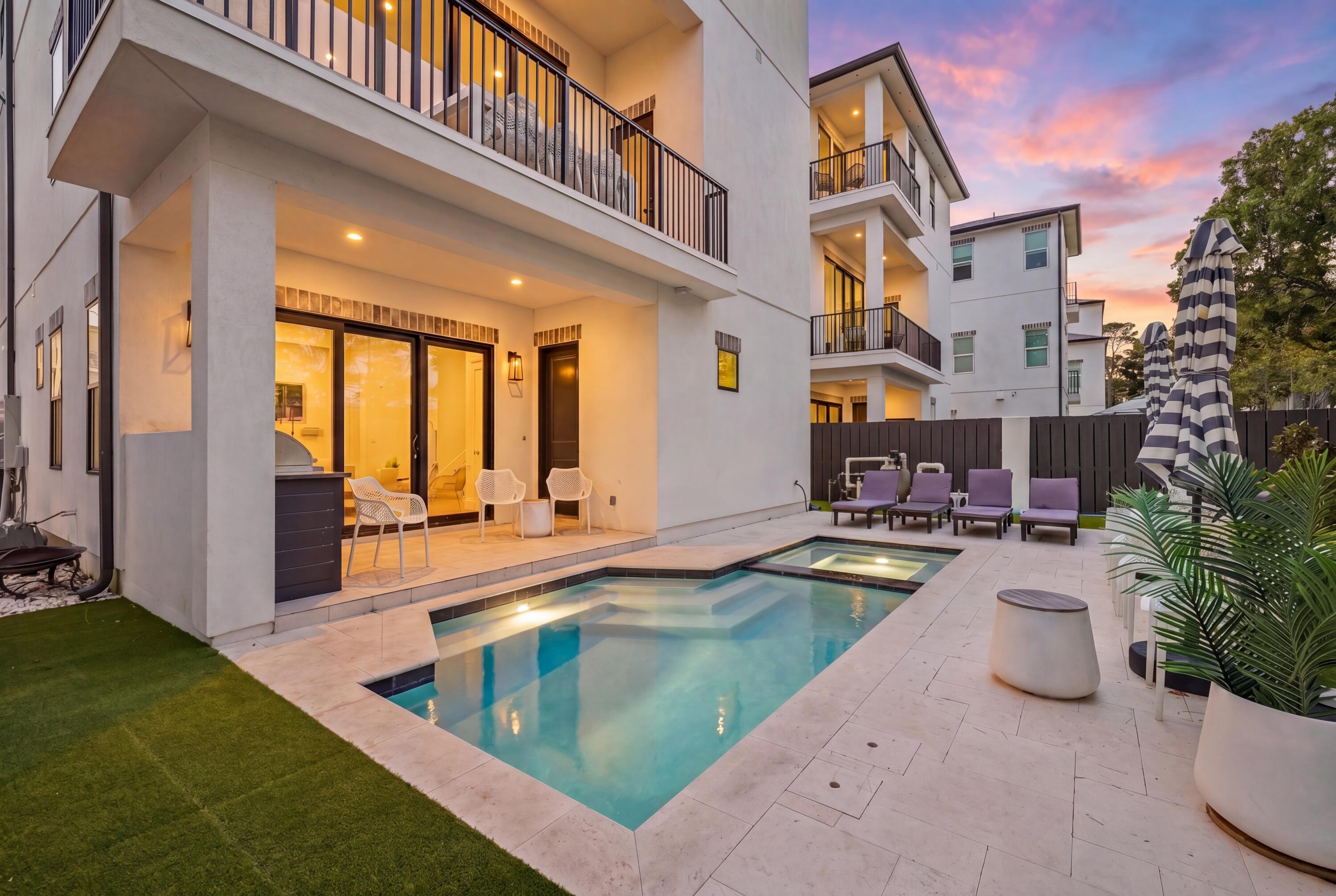 Recently built with projected gross rental income exceeding $180,000, located in the highly sought-after Sea Croft Cottages community just moments from 30A. Golf cart included! This 7-bedroom, 7-bath home is designed for maximum rental performance and guest experience, featuring a private pool with spillover spa, multiple outdoor living areas, and a spacious open-concept interior.

Enjoy close proximity to Gulf Place, Ed Walline Beach Access, and popular dining spots like Shunk Gulley. Thoughtfully designed with high-end finishes, a gourmet kitchen, and ample entertainment space, this home offers both luxury and functionality.

Ideal as a turnkey investment or second home, this property combines strong income potential with an unbeatable location along Scenic Highway 30A.