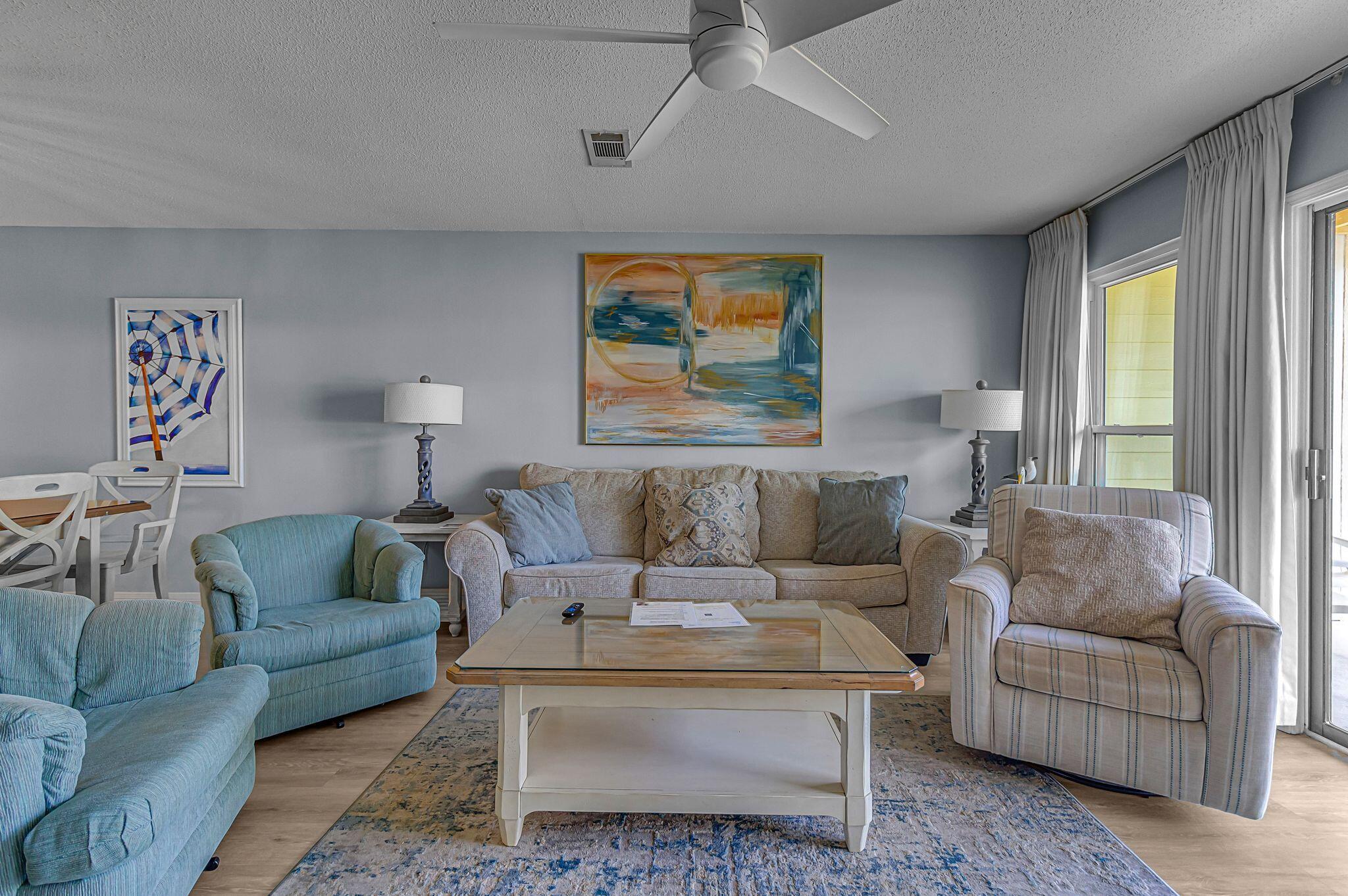Discover coastal living at its finest in this turnkey 3-bedroom, 3-bathroom townhome, ideally situated in the heart of Miramar Beach. This charming 2-story residence offers both comfort & convenience, making it perfect for permanent living or vacation rentals.
It includes 2 parking spots & a large exterior storage room for all your beach essentials.
Enjoy direct, deeded access to the pristine beaches of Miramar Beach, just a short stroll from your doorstep.
Sea Cove is a gated community offering a zero-entry saltwater pool, expansive green spaces, BBQ grilling area, clubhouse with on-site rental office, gazebo with firepit, & a charging station for electric vehicles.