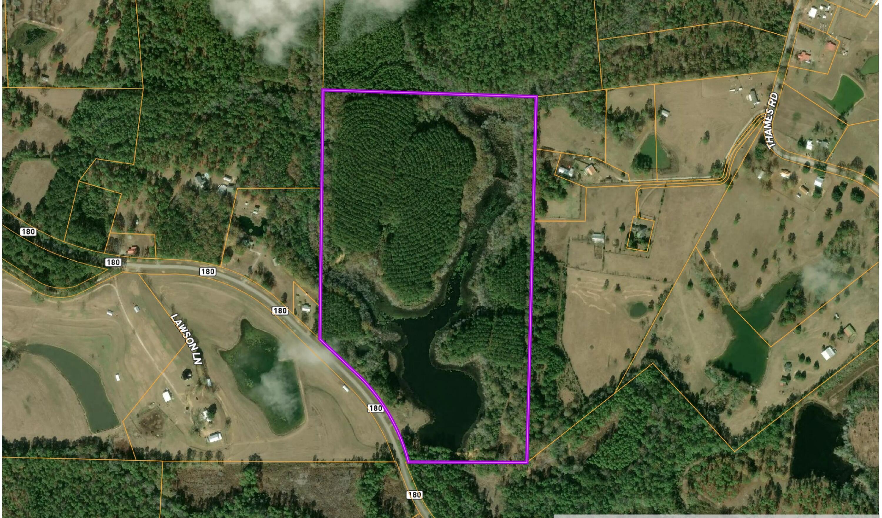 Discover a truly exceptional 81-acre recreational and investment property offering the perfect blend of water, timber, and natural beauty. This one-of-a-kind tract features an impressive 18± acre private lake, complemented by smaller ponds, creating outstanding opportunities for fishing, wildlife habitat, and year-round enjoyment.
The property is covered with 30-35 year-old planted timber, providing immediate aesthetic appeal and long-term investment potential. Scattered throughout are beautiful mature hardwoods, adding character, diversity, and excellent habitat for deer, turkey, ducks, and other wildlife.

With extensive road frontage and multiple potential homesites overlooking the water, this property offers endless possibilities for a private estate, family retreat, hunting preserve, or future timber investment. The combination of mature timber, abundant water features, and rolling natural scenery creates a setting that is increasingly difficult to find.

Whether you're looking to build your dream home, establish a recreational getaway, or invest in a premier land tract, this remarkable property offers privacy, beauty, and lasting value.

Property Highlights:

81± acres
Approximately 18-acre private lake
additional ponds
30-35 year-old planted timber
Beautiful mature hardwoods
Excellent hunting and fishing opportunities
Outstanding wildlife habitat
Multiple potential homesites with scenic water views
Recreational, residential, and investment potential
Highway Frontage