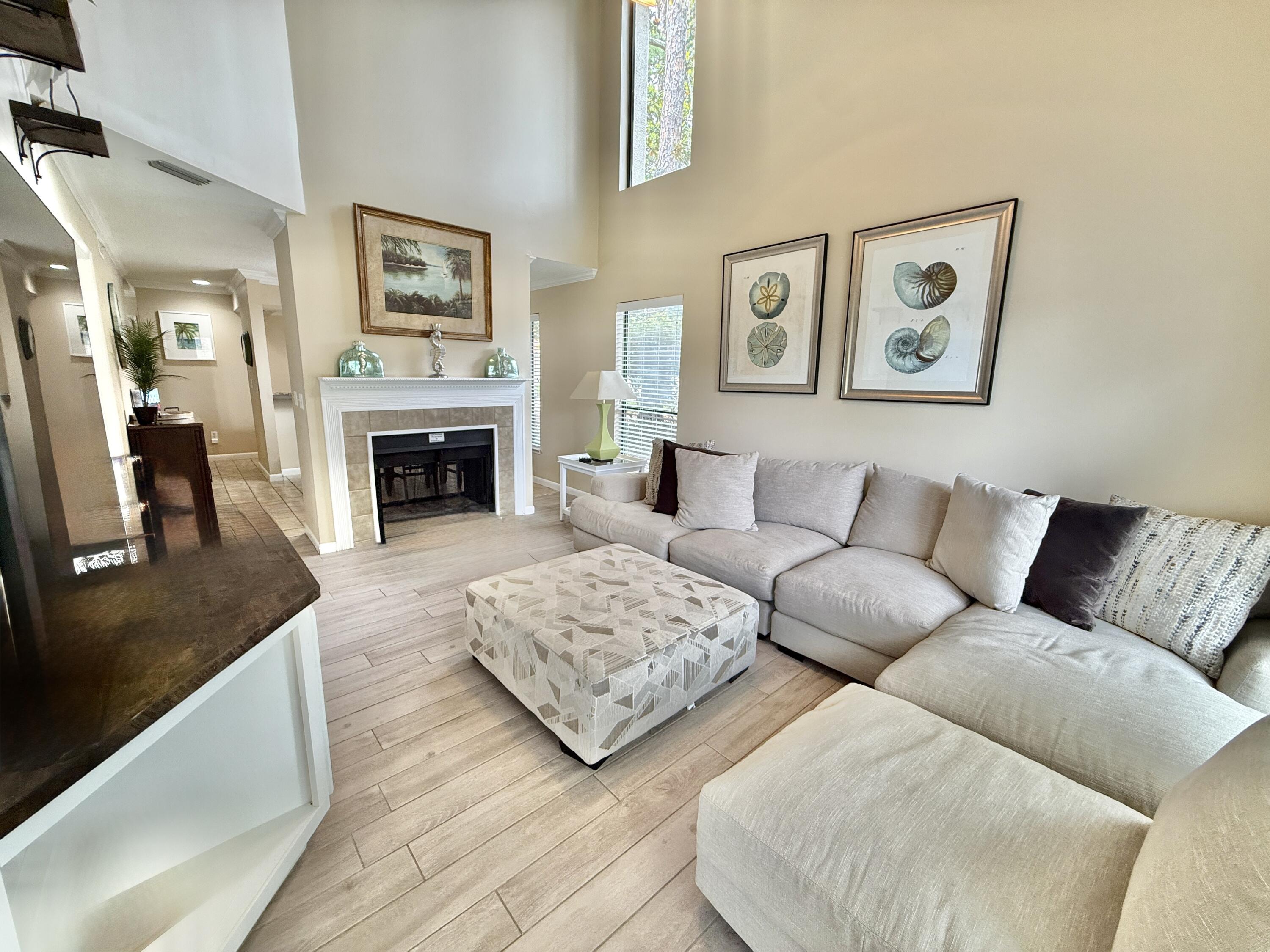 2 Bed + Den Townhome at Tops'l Tennis Village! Easy access, END unit with rare Extra Parking! All Tile, Beachy decor, neutral colors, high ceilings. Granite countertops in kitchen and baths.  Back door opens to courts 11 & 12. Fully Furnished and rental ready! Tops'l Resort Amenities include Full state of the Art Gym, Yoga classes, indoor/outdoor pool, Steam and Sauna, Tram Service, on site restaurants and not to mention private access to our legendary white sand beaches and turquoise waters and beach service! Outlet Mall, Restaurants, Theater and all of Destin and 30A Fun close by! Can be a great full time, part time and/or vacation rental unit! Just bring your beach towel and toothbrush! 
Projected income $26-36k 
Home Warranty!!