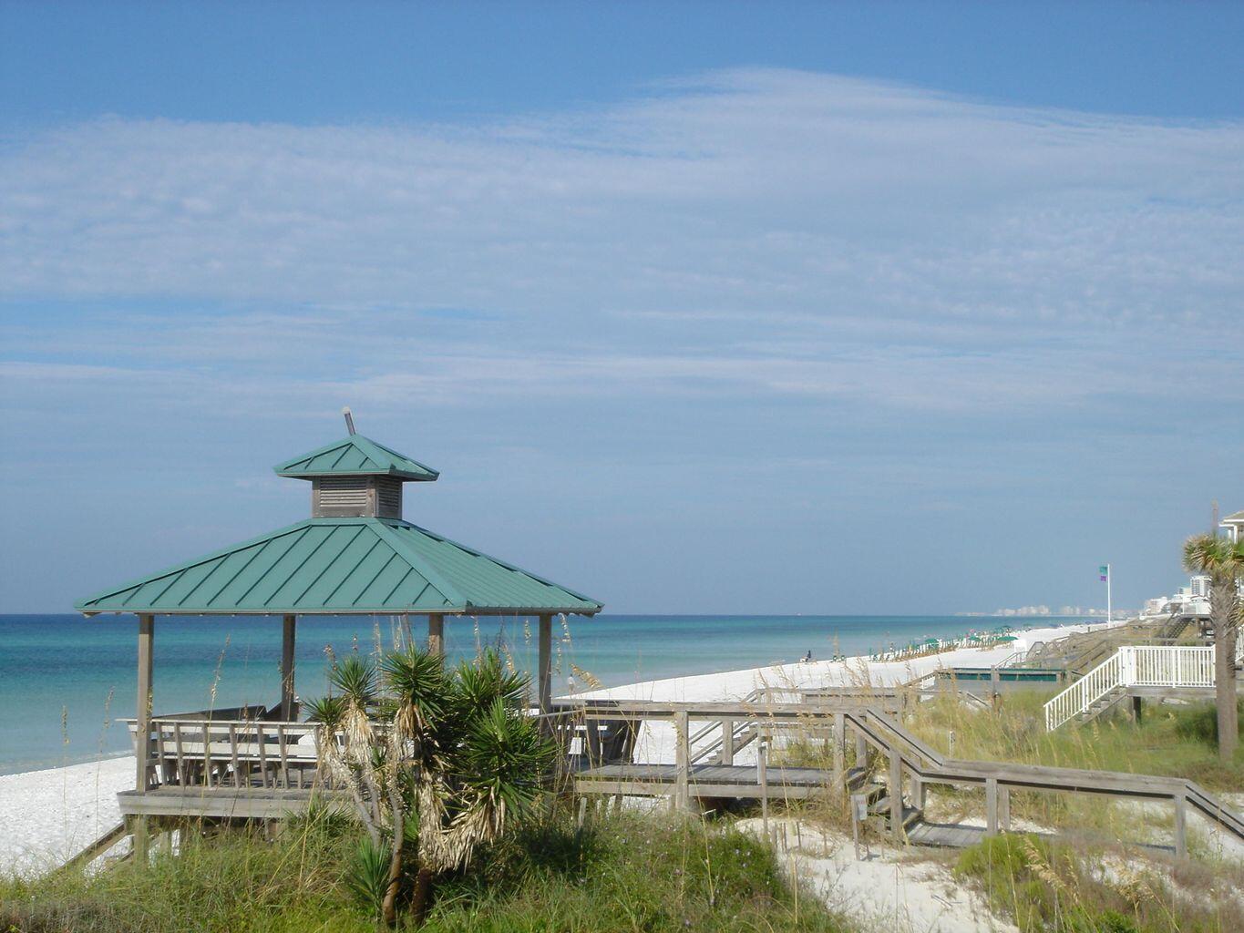 Few neighborhoods as special as Gulf Pines exist along the Emerald Coast.  Enjoy the privacy of a quiet gulf front community with approximately 1300 feet of beach situated on one of the most beautiful beaches in the world.  It is rare to find quiet solitude amidst all the conveniences of resort living.  Perfect for the construction of a second home, rental or full-time residence, this large lot is a short walk to the Gulf Pines private beach access. Flood Zone X. In addition, Lake Morrison in Gulf Pines offers common access to the lake for fishing, stand-up paddle boarding and kayaking.  Streets were paved by the county and the neighborhood lends itself to walks and family bike rides. Neighbors enjoy golf cart rides to the beach and the pavilion is perfect for gatherings with family and friends.  Ample common area parking for golf carts, bikes and automobiles. This quaint neighborhood, situated between Hidden Dunes and Sandestin, is only a short bike ride to Baytowne and minutes from shopping, banking, hospital, golfing, tennis and fine dining.  On Saturday mornings after a walk on the beach, head to the Farmer's Market at Grand Boulevard for fresh fruits, vegetables and local honey, or breakfast at the Market Shops at Sandestin. The best part about living in Gulf Pines is the laid-back beach atmosphere and the beautiful surroundings. Come and discover the beauty of living in Gulf Pines. See you at the beach!