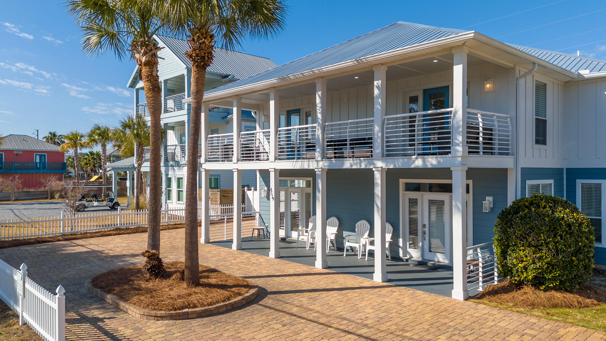 Opportunities like this are truly rare in Crystal Beach. Just three blocks from the Gulf, this uniquely designed side by side duplex offers the perfect blend of spaciousness and flexibility. Functioning as a single expansive residence, it features two distinct four bedroom, four bathroom sides, totaling eight bedrooms and eight bathrooms to accommodate a range of living or investment possibilities.

The centerpiece is a resort style outdoor space, anchored by a centrally located pool and spa, with expansive decking and water features that create a natural gathering area. The thoughtful layout provides ample space for group stays, extended family living, or vacation renters seeking togetherness without sacrificing privacy. Set on an oversized lot near the upcoming Tarpon Beach Gulf Front Park, the property's location adds long term appeal in one of Destin's most desirable coastal neighborhoods. With no HOA, no CBRA zone designation, and situated in Flood Zone X, it offers added flexibility and peace of mind.

Recent upgrades include a new metal roof, Hardie board siding, updated HVAC systems, and tankless water heaters, building a solid foundation for future personalization. Professional vacation rental management is already in place, with bookings secured through 2026, providing immediate income potential.

Centrally located in Crystal Beach, the property is just minutes from world class beaches, golf courses, shopping, dining, and entertainment. An exceptional opportunity for investors and homeowners alike. Don't miss your chance to own a piece of paradise.