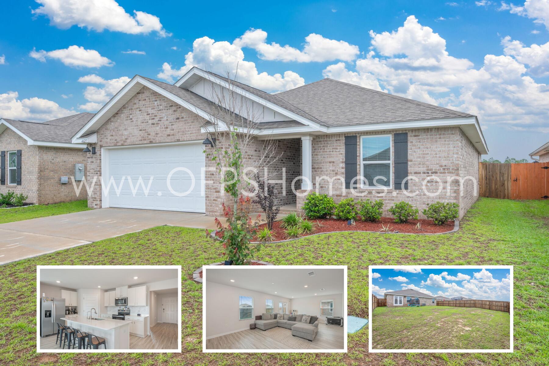 AVAILABLE AUG 1! Enjoy community amenities including a pool, cabana, sidewalks, and underground utilities in this beautifully designed 3BR/2BA home in South Crestview. The Lismore floorplan offers open-concept living perfect for entertaining, plus a fenced backyard for relaxing outdoors. The kitchen features quartz countertops, large island bar, pantry, stainless appliances, smooth-top range, and built-in microwave. Spacious primary suite includes a walk-in closet and oversized shower. Wood-look flooring throughout main areas with plush carpet in bedrooms. **Electric fee $150** Electric charger available. AS IS Washer/dryer included. Convenient to beaches, golf, Ft. Walton, and Destin. NO smoking. 600 minimum FICO credit score required in addition to meeting rental criteria. Pets allowed upon approval with a non-refundable pet fee. All applicants are required to complete an application on https://onefamilypropertyservices.petscreening.com/
regardless of if they own a pet or not. Applicants with an ESA are also required to complete the application.

This property is a part of a Homeowners Association and tenants will be required to adhere to certain rules and restrictions. If you have any questions, you may request to view the HOA Covenants prior to application.

** Fees Required once an application is approved include, but may not be limited to: Security Deposit, Non-Refundable Fees (cleaning and rekey), $20 Certified Mail Fee, and Pet Fees (when applicable).