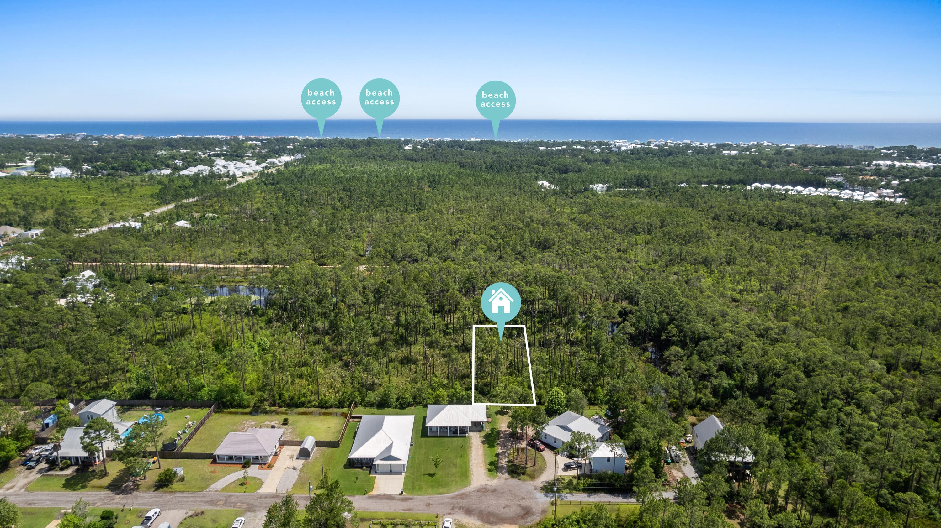 Vacant 75x160 lot south of Hwy 98 on Narrows Way in Santa Rosa Beach! Buy today and build when you are ready. Existing new construction homes on Narrows Way reflect the potential of this lot. Enjoy quick and easy access to multiple nearby Public Beach access points in Dune Allen Beach. Buy and own your piece of paradise here along the 30a corridor today!