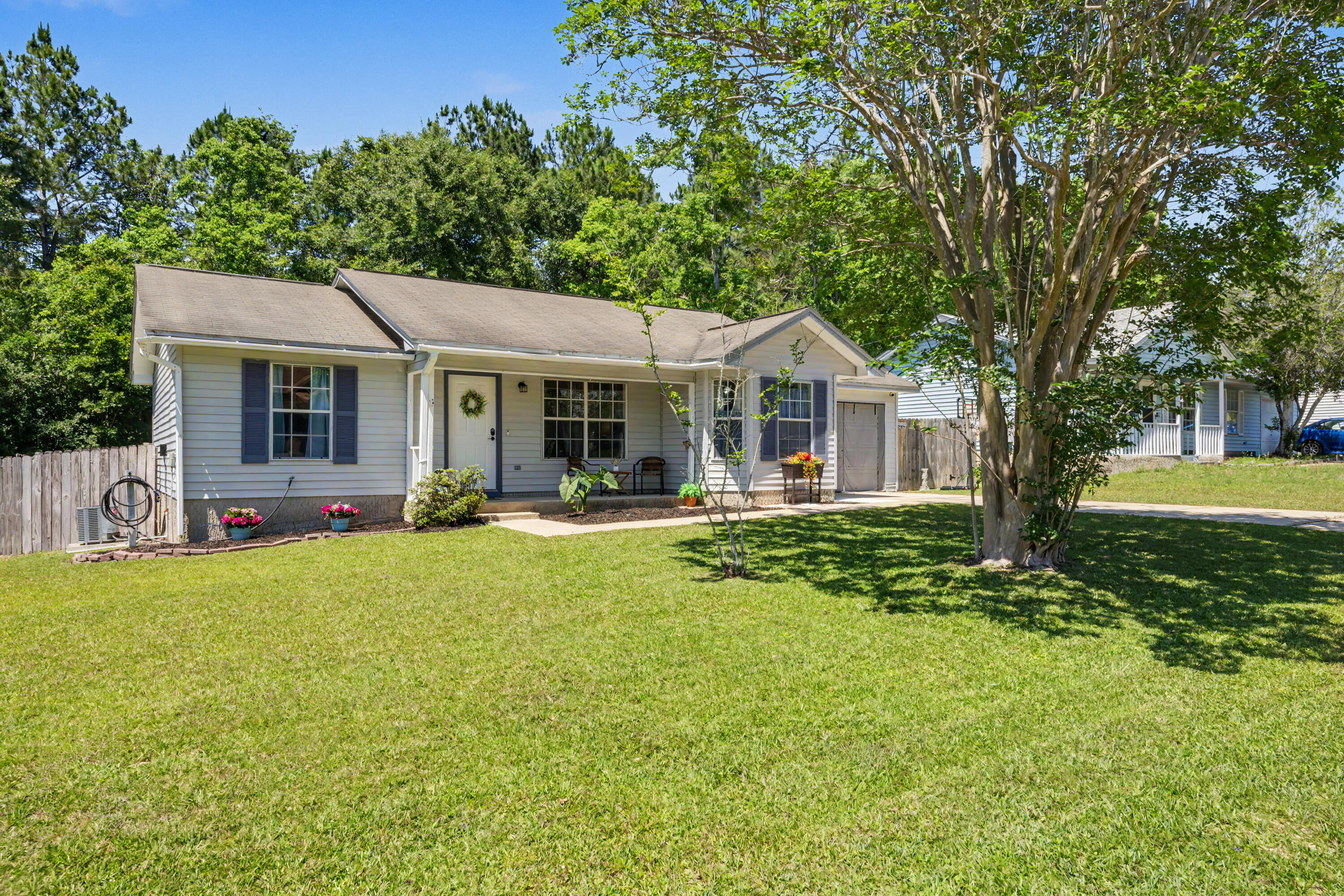 Looking for SOUTH Crestview? Look no further! 226 Southview Dr has an excellent location just minutes from local military bases, schools, and shopping! This quaint home is perfect for you to add your special touch and make it yours! Property features and upgrades include: NEW ROOF AT CLOSING! HVAC 2019, Water Heater 2021, fully fenced FLAT backyard, large workshed WITH POWER,  Kitchen has new cabinets with quartz countertop featuring ample space for all of your meal prep, while the refreshed original cabinets provide great storage. LVP flooring in main living areas and cozy carpet in the bedrooms. You can't beat this price at this location- schedule your showing today!