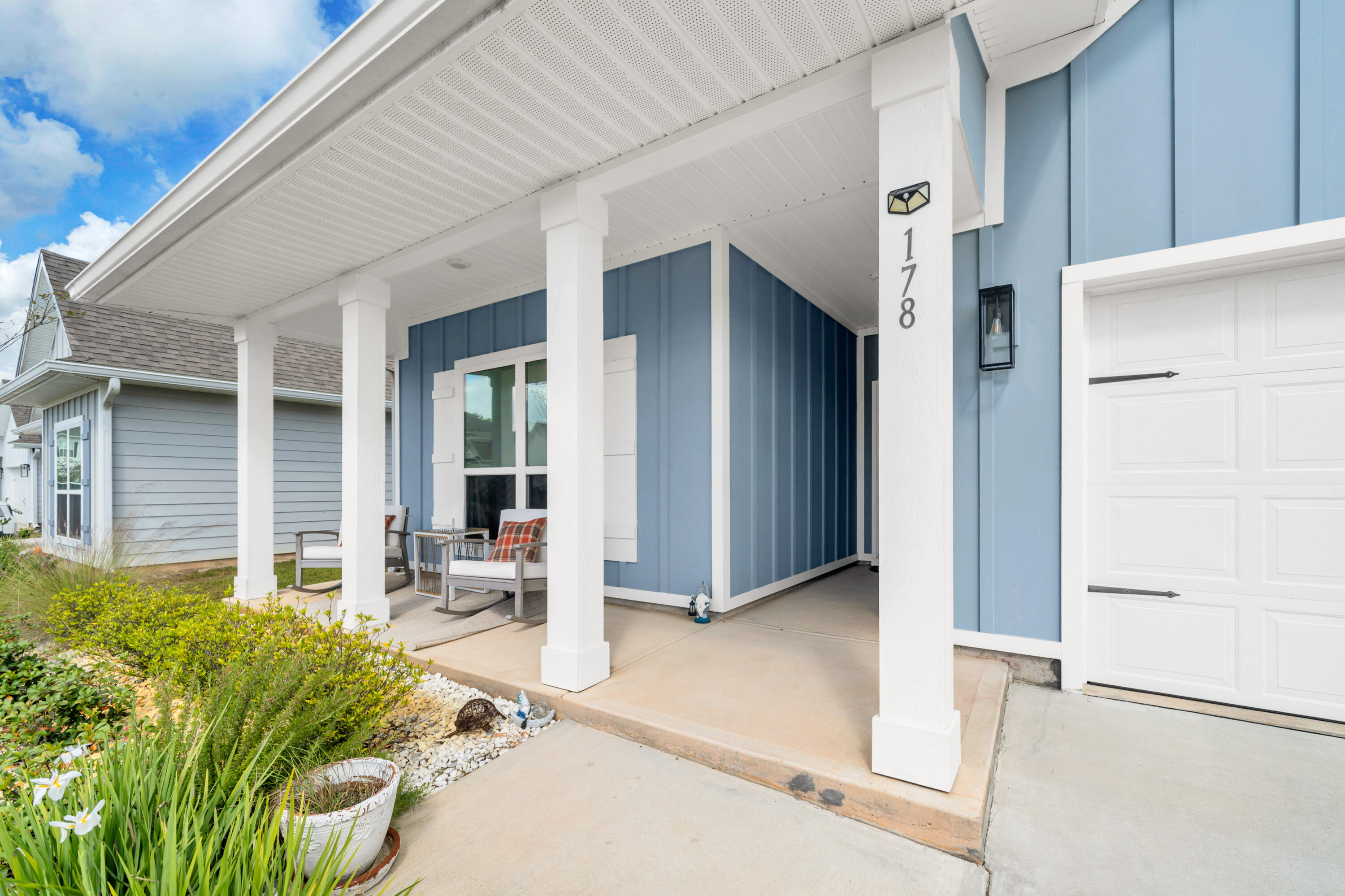 Priced to SELL! Meticulously maintained and loaded with upgrades, this home offers a rare combination of coastal charm, modern convenience, and outstanding investment potential. It's well suited for a primary residence, second home, or vacation rental portfolio with projected short-term rental income exceeding $60,000 annually. 

Thoughtfully enhanced far beyond builder-grade standards, the owners have invested in quality and craftsmanship throughout. The attention to detail is evident from the moment you step inside, where tasteful board and batten accents, designer light fixtures, upgraded ceiling fans, and a custom built-in fireplace create a warm and inviting living space. The open kitchen features quartz countertops, stainless steel appliances, a spacious walk-in pantry, and is complemented by a premium whole-house water filtration system with under-sink reverse osmosis. The primary suite offers a private retreat with dual closets enhanced by custom built-in storage systems, while a recently upgraded dishwasher adds everyday convenience. Outside, the upgrades continue with a screened-in porch, retaining wall, and a white vinyl privacy fence that creates a secluded backyard oasis overlooking a peaceful wooded setting. Located in Walton's Landing, residents enjoy a resort-style pool, cabana, grilling area, and nature trails, all with low HOA dues of just $116 per month. The location is equally impressive being only six miles from the sugar-white sands and emerald waters of 30A at Ed Walline Beach Access, with convenient public parking, shopping, and dining at Gulf Place. Kellogg Bayside Park, with its kayak launch and picnic area, is just one mile away, while Sandestin, medical facilities, and everyday shopping are all within a short drive. 

Properties that combine extensive upgrades, a private setting, and strong investment potential are hard to find. Schedule your private showing today. A video tour is also available