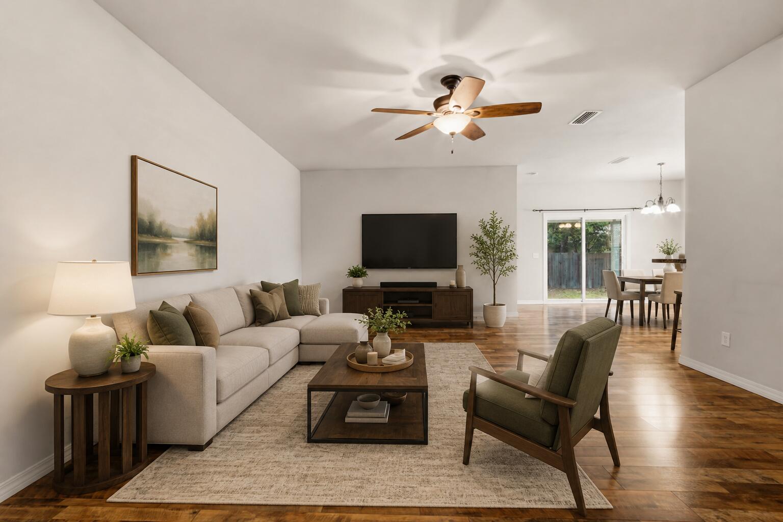 Some neighborhoods just feel like home, and Hunter's Ridge is one of them.

Nestled among mature trees with underground utilities, Hunter's Ridge is one of DeFuniak Springs' most established neighborhoods, known for its quiet streets, evening walks, bike rides, and friendly community atmosphere. Tucked away for privacy while remaining just five minutes from everything, you'll love being directly behind Walton High School, within walking distance of the popular Wee Care Park, and just minutes from city parks, Downtown DeFuniak Springs, shopping, and dining. Even better, HOA dues are just $115 per quarter, making it easy to enjoy the benefits of this community at an affordable cost.

Built in 2012, this beautifully maintained brick-accented home is truly move-in ready and has been thoughtfully updated for its next owners. New luxury vinyl plank flooring installed in 2024 flows throughout the home, complemented by a desirable split-bedroom floor plan that offers both privacy and functionality.

The kitchen is designed for everyday living and entertaining, featuring stainless steel appliances, a breakfast bar, and a spacious pantry. All appliances convey, including the washer and dryer. The oversized two-car garage enters directly into the laundry room, pantry, and kitchen, making unloading groceries effortless. The spacious primary suite is tucked away for privacy and offers peaceful views of the backyard along with a large walk-in closet. On the opposite side of the home, two comfortable guest bedrooms each feature generous double-door closets and share a centrally located full bathroom, creating a functional layout that's ideal for a family or overnight guests.

Major mechanical updates provide added peace of mind, including a 2022 HVAC system and 2022 water heater, allowing you to spend more time enjoying your home and less time worrying about maintenance.

Step outside to the covered back porch overlooking the backyard, the perfect place to enjoy your morning coffee, grill with friends, watch the kids or pets play, or simply relax after a long day.

Move-in ready, thoughtfully updated, and nestled in one of DeFuniak Springs' most beloved neighborhoods, this is more than just a house, it's a place to call home. Come experience the Hunter's Ridge lifestyle for yourself.