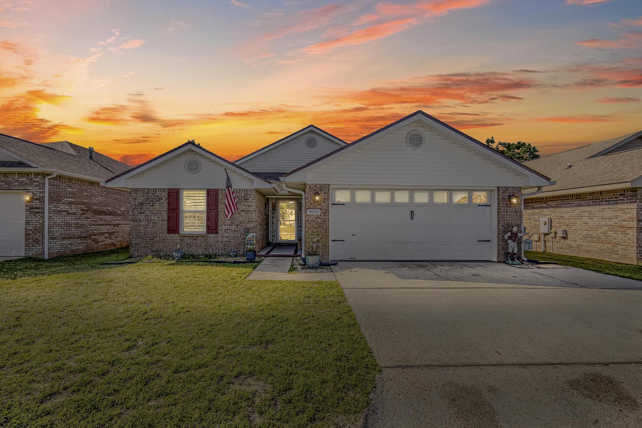Move-in ready home in a private HOA community with access to a community pool, offering comfort, convenience, and peace of mind for today's buyers. Major updates already completed include a new roof, HVAC, windows, hot water heater, walk-in shower with handicap accessibility, and a completely renovated kitchen with KitchenAid appliances, making this home an easy choice for buyers looking for a well-maintained property with less to worry about!

Enjoy year-round living in the fully enclosed, windowed back patio with A/C, ideal for additional living space, entertaining, or relaxing. Additional features include a 12x25 windowed four-season room, solar panels, a backyard shed, and a driveway extension, adding both functionality and value. Ideally located just minutes from Navarre Beach and close to Hurlburt Field, Eglin AFB, and NAS Pensacola, this home offers an easy commute and a desirable lifestyle in a quiet, well-kept neighborhood. 

The home also includes assumable VA financing at 2.75% subject to lender approval, providing a rare opportunity for qualified buyers! 

**Solar panels (to be transferred via separate agreement, subject to qualification), helping reduce/eliminate energy costs!**