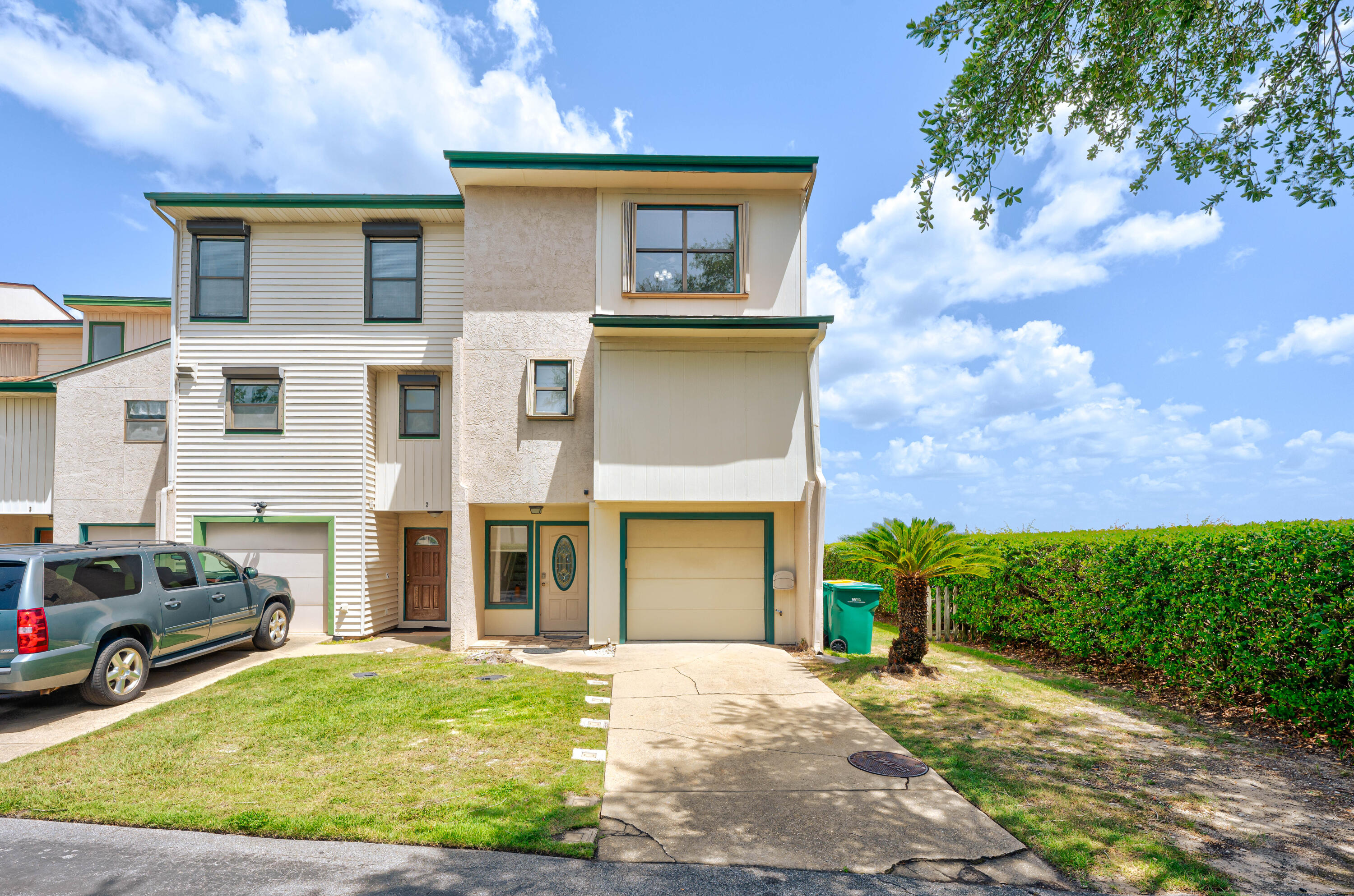 ** MULTIPLE OFFERS RECEIVED- PLEASE HAVE BEST AND HIGHEST OFFERS SUBMITTED BY 1PM Tuesday MAY 5TH,2026. **

 AMAZING Waterfront Townhome END UNIT located on Garnier's Bayou with amazing views. Conveniently located to both Eglin AFB and Hurlburt Field. HOA assigned Boat Slip.  This townhome features three bedrooms each with its own private bathroom. Master bedroom has walk in closet and separate balcony. Large deck outback for entertaining. Assigned boat slip and lift with water and electric. Townhome is located close to military bases, colleges, churches, shopping and beaches. Hurry this gorgeous townhome won't last long. Bylaws and additional information   regarding Bayou Pines Community can be found on bayoupines.org no short-term rentals, only small breed dogs under 25lbs..