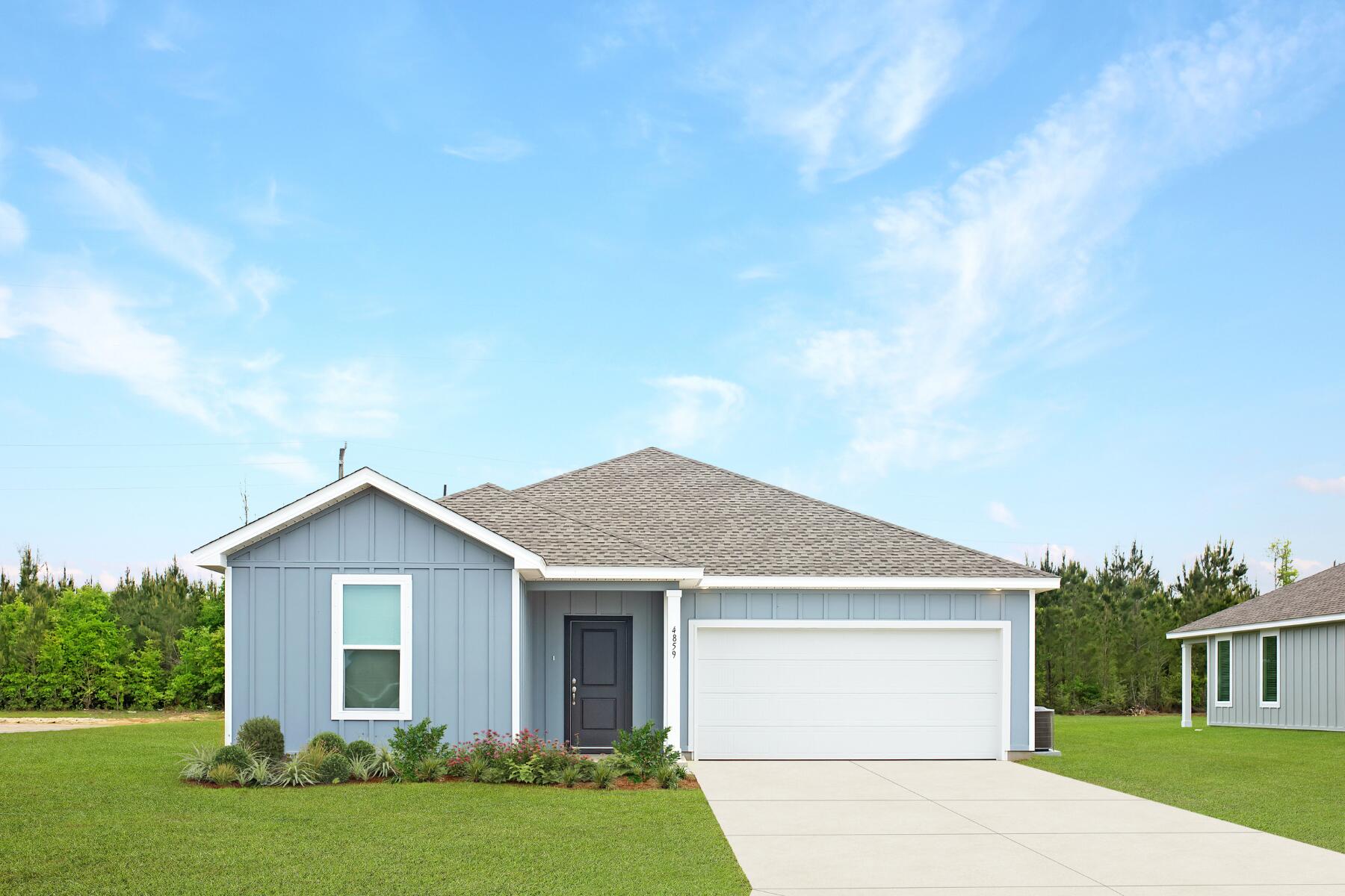 Welcome to the Joplin floorplan at Cross Creek in Freeport, FL! This new construction home offers 3 bedrooms, 2 baths, and a versatile office/flex space in a spacious 1,891 square feet.

The beautiful open kitchen features upgraded quartz countertops, white shaker-style cabinets, stainless steel appliances, and a huge pantry, plus a large dining nook for easy everyday meals. The Owner's Suite offers a large walk-in closet and a spa-like bath with a large tiled walk-in shower and double vanity. Secondary bedrooms include generous closet space, and a 2-car garage completes this well-appointed plan.

Cross Creek offers a prime location near Choctawhatchee Bay and Nokuse Plantation, with easy access to Gulf Coast beaches and top-rated Walton County schools.

Please note: this home is under construction. Floorplan and elevation renderings are for reference only; actual colors, finishes, and options are subject to change.

Schedule your tour of the Joplin today!