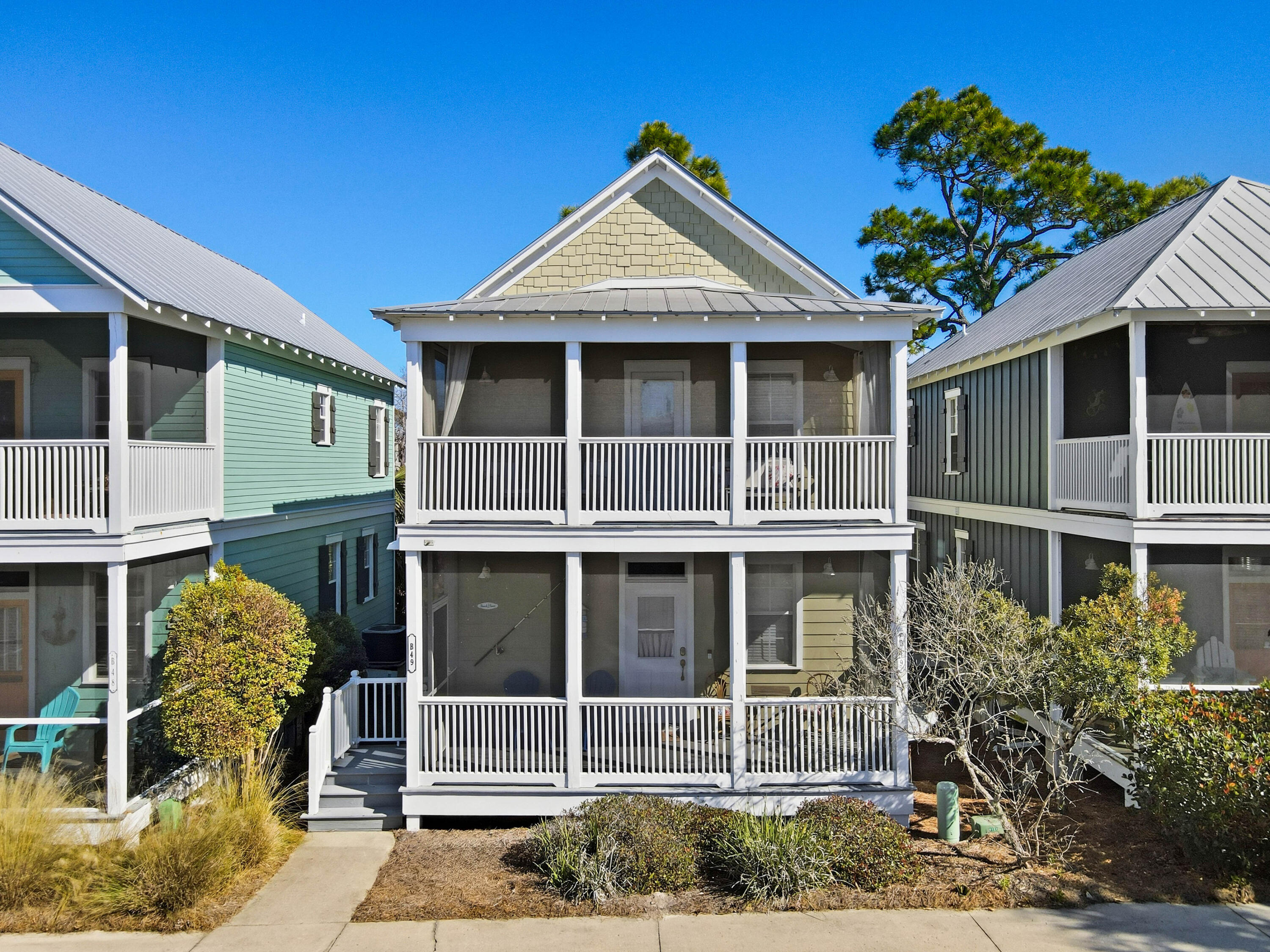 Welcome to 3050 W Hwy 98, Unit B49, an adorable, fully furnished beach bungalow located inside the gated community of Barefoot Cottages in charming Port St. Joe. Priced at just $298,000, it's an outstanding opportunity to own a beach house as a primary residence, a rental investment, or personal beach getaway just minutes from the white sandy beaches. This 2-bedroom, 2.5-bath, 1,200-square-foot home offers a cozy bungalow vibe with two spacious bedrooms, each featuring a private ensuite bath--perfect for guests or rental flexibility. The primary suite includes a walk-in closet and a private screened-in balcony, ideal for morning coffee or relaxing after a day at the beach. The main living area flows into an updated kitchen with white cabinetry, stainless steel appliances, and two-tone granite countertops, creating a welcoming space for entertaining. A large screened-in porch extends your living space outdoors and invites year-round enjoyment. Residents and guests of Barefoot Cottages enjoy three on-site swimming pools, hot tubs, a community fitness center, and close proximity to beach access, all within a beautifully maintained gated setting. Ideally located between the WindMark Beach community and downtown Port St. Joe, you're just minutes from shopping, dining, marinas, and local charm. Fully furnished - Resort style amenities - Prime location - Unbeatable value! Don't miss your opportunity to own this exceptional beach home for an exceptional price. Book a showing today!  ... stainless steel appliances, and two-tone granite countertops, creating a welcoming space for entertaining. A large screened-in porch extends your living space outdoors and invites year-round enjoyment. Residents and guests of Barefoot Cottages enjoy three on-site swimming pools, hotties, a community fitness center, and close proximity to beach access, all within a beautifully maintained gated setting. Ideally located between the WindMark Beach community and downtown Port St. Joe, you're just minutes from shopping, dining, marinas, and local charm. Fully furnished - Resort style amenities - Prime location - Unbeatable value! Don't miss your opportunity to own this exceptional beach home for an exceptional price. Schedule a showing today.
