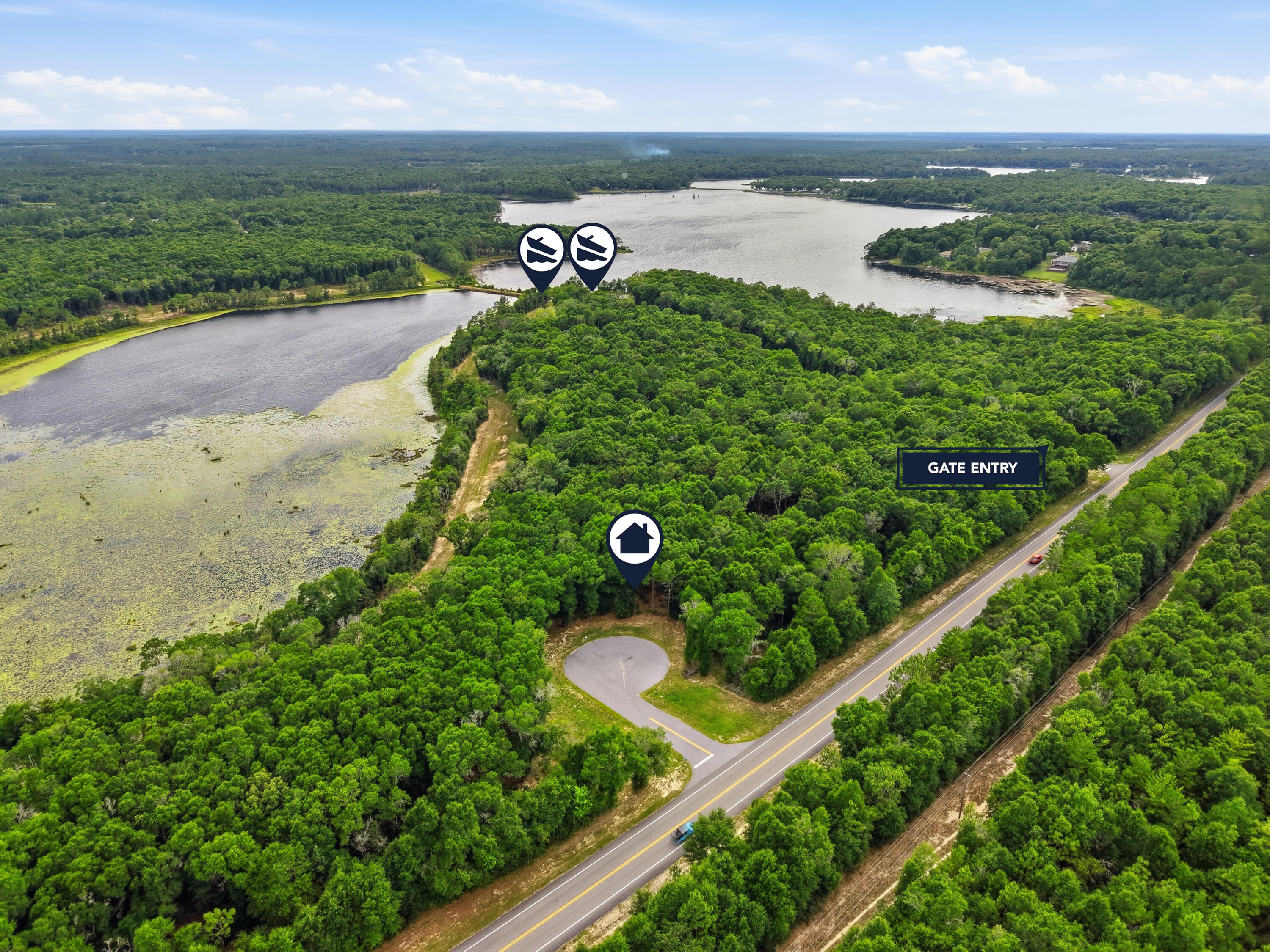 Seller offering $3500k towards buyers closing costs or anyway money with a successful closing on this property. WATERFRONT PARADISE! On .75 acres. This stunning lot 43 is Located on a cul-de-sac water front on the spring fed lower Lake Holley. Beautiful views of Lake Holley and direct views of lower Lake Holley. High and dry in Flood zone X. Seacoast Estates is a newly exclusive residential community on a 43+ acre spring fed Lake,  in Defuniak Springs.
This development allows Barndominiums, tiny homes, or build your dream home. With STR allowed for the main dwellings, the possibilities are endless. 
Conveniently located to major highway access I10 and les than 5 miles from down town Defuniak Springs. Build your own private dock.
Priced to sell! Don't miss this exceptional opportunity. Get your slice of paradise while it's still available.
Survey available Professional pictures coming soon.