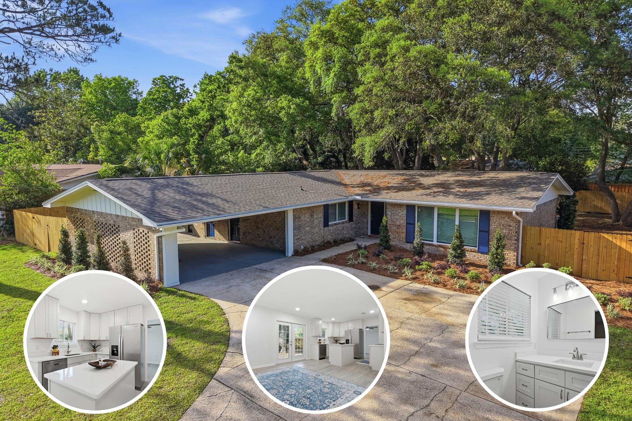 Tucked beneath the charm of the highly sought-after Kenwood neighborhood, this fully reimagined FWB  beauty is the definition of ''move-in ready!'' Every inch has been thoughtfully renovated from top to bottom, blending modern updates with warm, inviting character. Major improvements include a NEW roof, updated electrical, stunning full kitchen remodel, fresh interior and exterior paint, designer fixtures, upgraded landscaping, lush new sod, and a 6' privacy fence creating the perfect backyard retreat. The open, airy layout flows effortlessly for entertaining or cozy nights at home. Whether you're hosting friends, sipping coffee on the patio, or enjoying the peace of a practically brand-new home, this one simply feels different. Stylish, fresh, and full of personality.