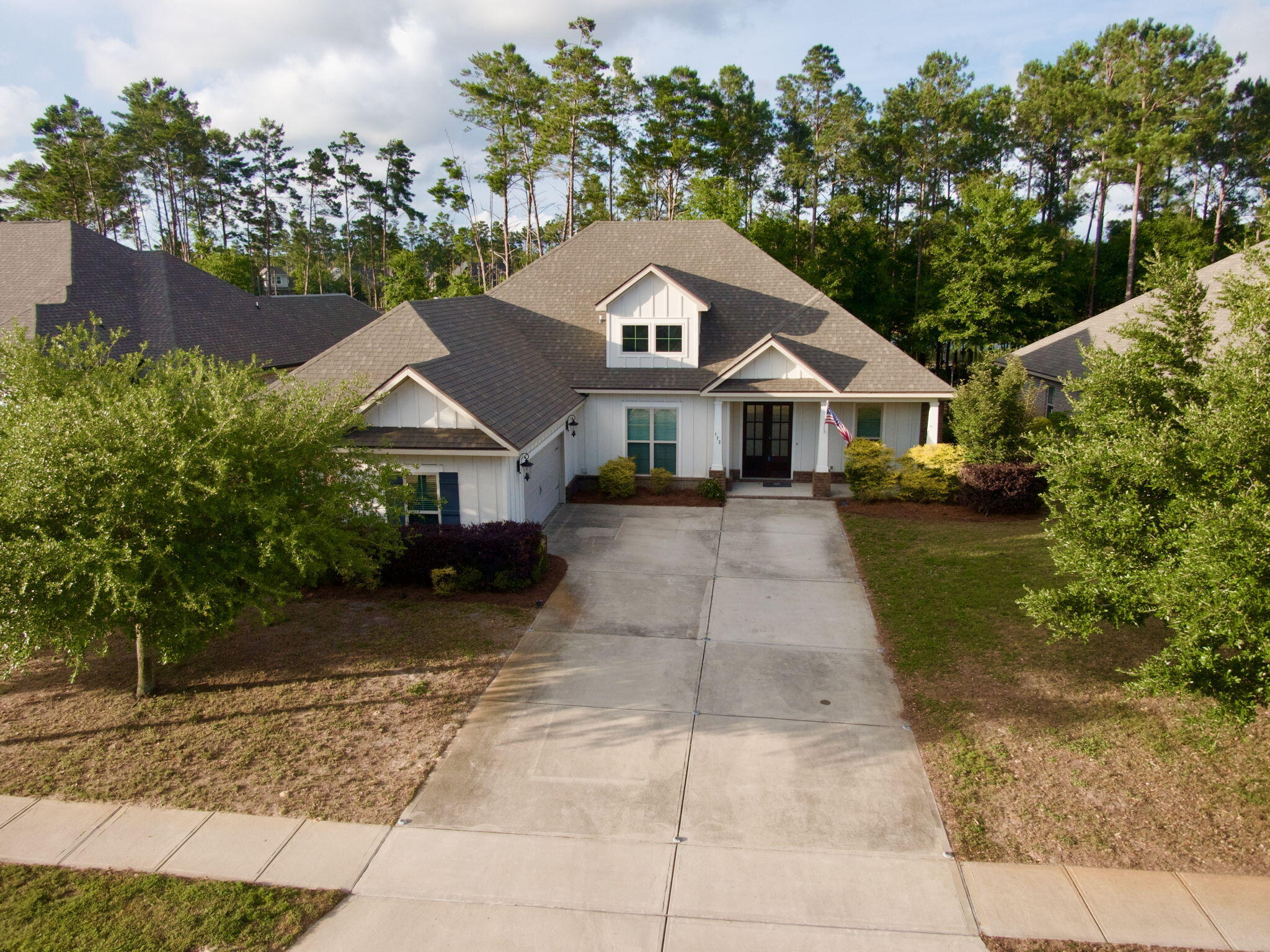Owner financing available with different terms! You only cover closing cost!  Zero money down!! Do not miss this deal!  At almost 2,900 Sqft this is one of the Largest floor plans in the Buxtons Mill Neighborhood!  GINORMOUS, and lakefront property. Concrete has now been pressure washed!   This split floor plan home has three bedrooms on the main level and one HUGE suite on the 2nd floor. Large double doors welcome you to a home with all the BELLS & WHISTLES: gas cooking, water heater and fireplace; outside vented exhaust in kitchen, custom wood vent hood; tile back-splash; crown molding; wainscoting; wood floors in main living areas, wood stairs and iron rails, drop zone cubbie, wood shelving in all closets, tile walls in all showers/tub showers, vgroove wood porch ceilings, decorative interior doors, tall ceilings, wood trim detail throughout, fabulous all wood soft close cabinetry.  OVERSIZED yard with beautiful natural surroundings This home offers the opportunity to enjoy all the amenities that make Hammock Bay one of Northwest Florida's premier master-planned communities, including pools, fitness facilities, walking trails, parks, sports courts, community events, and more.
Whether you're looking for a primary residence, a second home, or simply more space without sacrificing convenience, 172 Mill Pond Cove delivers a rare combination of waterfront living, one of the largest floor plans in Buxton's Mill, and an oversized homesite that truly sets it apart from the competition.
To set up your private tour or to get the link to the walk through video of this property click the "Contact Joshua" button on the right of this page.  Experience Hammock Bay, the most sought after neighborhood in Freeport!