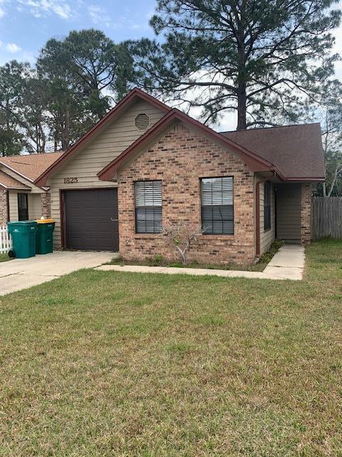 $250 off the first month's rent! Very cute 2-bedroom, 2-bathroom home featuring an indoor laundry room for added convenience. The property includes an additional backyard patio off the master bedroom, perfect for relaxing or enjoying outdoor space. This home also features updated kitchen appliances and new carpet throughout. With an approved pet application, owner will allow pets fully grown 25 lbs or less with a $350 non-refundable pet fee for each pet. Make 1825 Hunters Path your new home today! All Coastal Realty Services residents are enrolled in the Resident Benefits Package (RBP) which includes renters insurance, HVAC air filter delivery and our best-in-class resident rewards program, and much more!