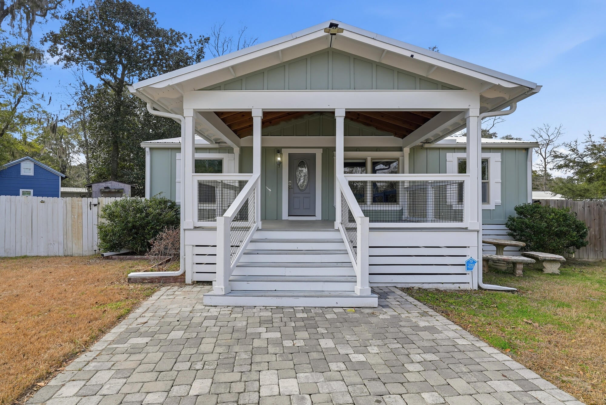 Welcome to 140 Palmetto Ave in Freeport! This beautifully updated 3-bedroom, 2-bath home sits on a spacious quarter-acre lot and offers modern upgrades throughout. The home has been completely renovated and freshly painted, featuring new baseboards, luxury vinyl flooring throughout, and a stunning kitchen with granite countertops and an eye-catching backsplash. Both bathrooms have been fully updated with elegant white marble tile showers, creating a clean, spa-like feel.