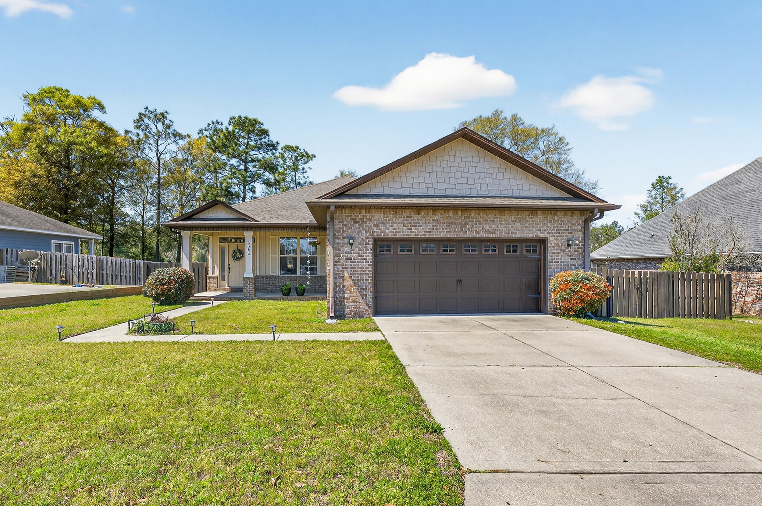 Enjoy comfortable living in this open concept home featuring 9 foot ceilings and a spacious layout. The kitchen offers granite countertops and stainless steel appliances, perfect for both everyday living and entertaining. The large primary suite features crown molding and a tray ceiling for an added sense of space. The primary bath includes a dual vanity, separate tub and shower, and a walk in closet. The fully fenced backyard features a double gate providing convenient access for boat or RV parking. A new HVAC system installed in 2025 offers added peace of mind. Located in a welcoming neighborhood with lighted streets and sidewalks. Schedule your showing today!