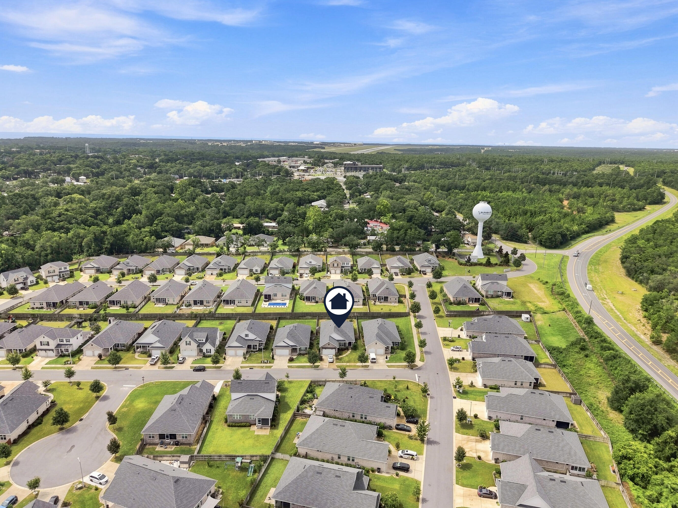 VA assumable Vet to Vet loan available for qualified buyers at an attractive 2.3% interest rate! This beautifully maintained 4-bedroom, 3-bath home offers the perfect blend of style, comfort, and functionality in one of Valparaiso's most desirable locations. Just minutes from Eglin Air Force Base, top-rated schools, shopping, dining, parks, and the sugar-white beaches of Destin. Inside, you'll find an open-concept floor plan featuring 8-foot doorways, luxury vinyl plank and tile flooring, granite countertops, Legacy soft-close cabinetry, and a gourmet kitchen equipped with premium Bosch stainless steel appliances. A tankless gas water heater and a range hood vented to the exterior add everyday efficiency and performance. A standout feature is the beautifully remodeled all-window sunroom, originally a screened porch, providing abundant natural light and the flexibility to serve as a home office, study, fitness room, playroom, or relaxing sitting area. The fully fenced backyard features a charming gazebo for outdoor entertaining and a storage shed for additional storage. Spacious living areas, quality finishes, and versatile indoor and outdoor spaces create a warm, inviting atmosphere. Move-in ready and ideally located near Eglin AFB, military bases, and the Emerald Coast's renowned beaches. Schedule your private showing today!