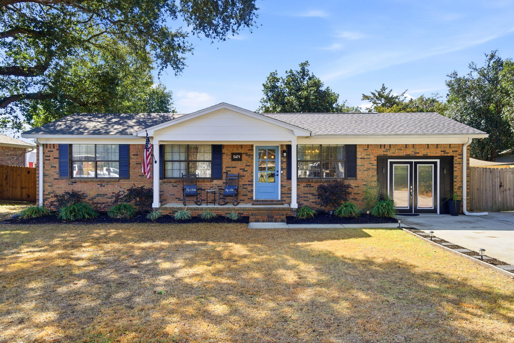 Welcome to Bonanza--where charm, flexibility, and Emerald Coast lifestyle come together.

You will absolutely fall in love with this adorable and well-maintained three-bedroom home, perfectly positioned near the water without being in a flood zone.

From the moment you arrive, the pride of ownership is undeniable. The property is fully fenced with a deep driveway and beautifully maintained landscaping, complete with mature plants, shrubs, and thoughtful stepping-stone details that immediately make you feel at home. Inside, you'll find an updated kitchen with all appliances conveying, opening into a cozy and inviting living space. A convenient bump-out area provides the perfect spot for a home office, just around the corner from the stackable laundry area. The former garage has been professionally converted into additional living space, creating a welcoming breakfast or formal dining area as you enter the home.
Step outside to discover a large powered workshop ideal for a true workshop, hobby space, or easily convertible into a mother-in-law suite. The extended patio offers plenty of shade, making it perfect for relaxing summer evenings.

The lot provides additional footprint for future expansion, allowing for more bedrooms or bathrooms if desired. With no HOA, there's ample room for RV parking and recreational toys yes, bring the boat! Enjoy casual strolls down the road for water views, easy boat launching, and a laid-back coastal lifestyle ideal for pets, kids, and outdoor enthusiasts.

All of this near the water, outside the flood zone, no HOA, and incredible flexibility at an attractive Emerald Coast price point. The sellers are also offering a flexible closing timeline.

This home offers flexibility as a primary, vacation or investment property.

Back on the market at no fault of the sellers, buyers financing fell through.