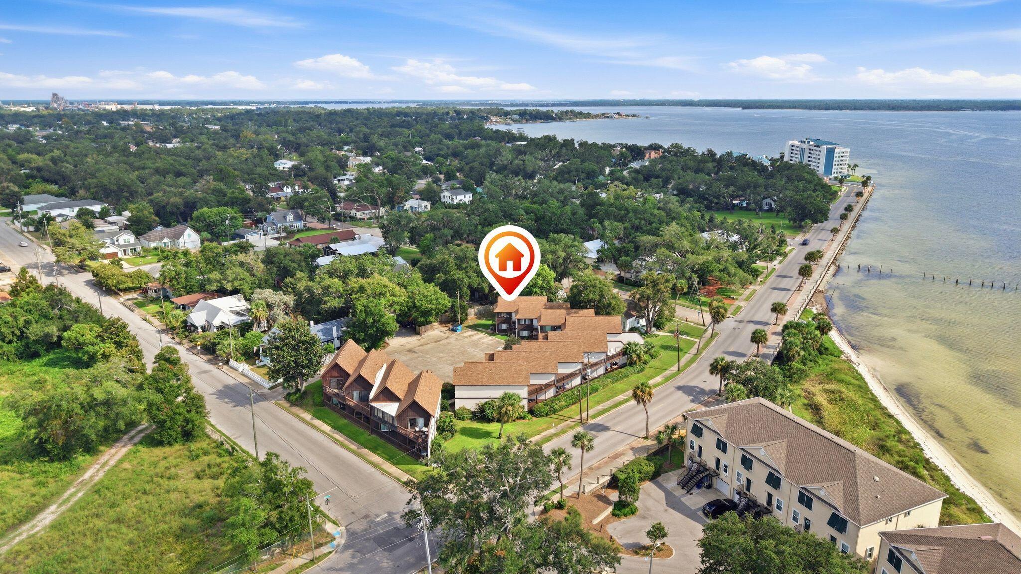 Enjoy beautiful bay views and a desirable Cove location close to downtown Panama City, FL from this charming townhouse-style condo. Offering a comfortable and low-maintenance setting, this property is a great option for a primary residence, second home, or investment property. The water view adds to the appeal, while the convenient location puts you just minutes from Downtown Panama City, with easy access to local dining, shopping, entertainment, and waterfront activities. Whether you're looking for a place to call home or a property with rental potential, this cute condo offers a great combination of location, views, and versatility in one of Panama City's most sought-after areas.