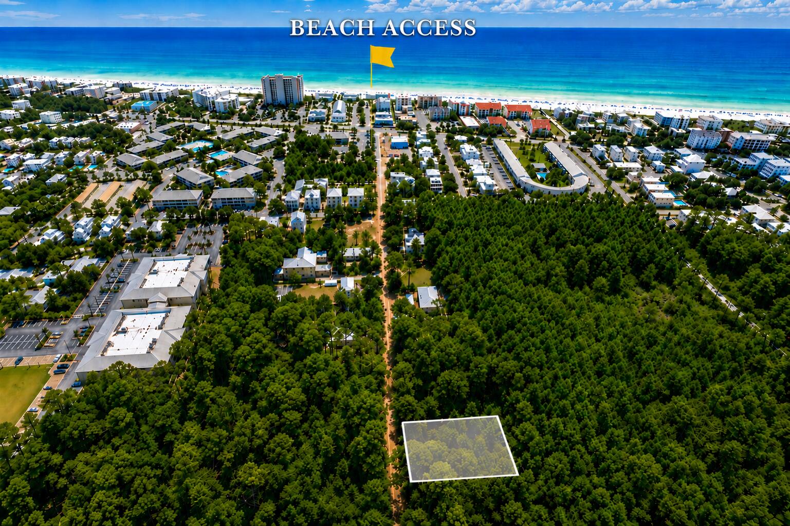 Exceptional opportunity to own a prime homesite in the heart of Seagrove Beach, located on desirable Campbell Street just off Scenic Highway 30A. Measuring approximately 100' x 75', this beautifully wooded lot offers the ideal setting to build a custom beach home in one of 30A's most sought-after coastal communities -- with no HOA restrictions or build-out timeframe.



Surrounded by mature trees and natural landscape, the property provides a peaceful and private setting while remaining conveniently close to everything that makes Seagrove Beach so desirable. Multiple public beach accesses are nearby, including one located just south of Campbell Street, allowing for easy access to the Gulf's sugar white sands and emerald waters. A survey is available for added convenience.



Whether you envision a primary residence, vacation getaway, or investment property, this homesite offers endless potential in an unbeatable location near the 30A bike path, locally loved restaurants, shopping, state parks, and entertainment. Build your ideal coastal retreat and experience the relaxed lifestyle that makes Seagrove Beach one of the most desirable destinations along 30A.
