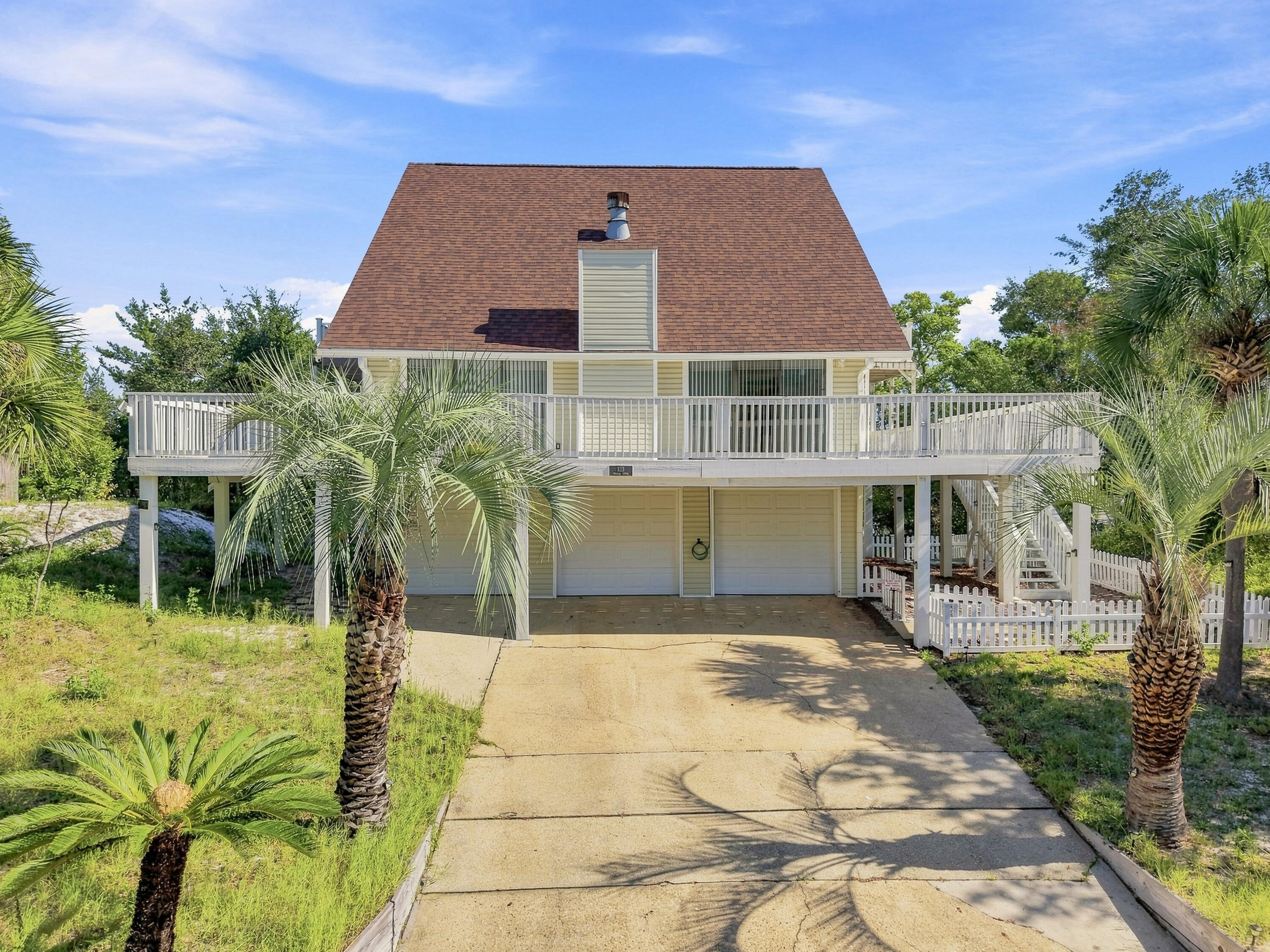 Imagine waking up to beautiful harbor views, sipping your morning coffee as the sun rises, and ending the day watching spectacular sunsets from your own expansive wrap-around decks. Then, when evening arrives, settle in and enjoy stunning views of Destin's famous fireworks right from home. This is ''Pearl'' -- a rare opportunity to experience the best of Destin from a home designed for enjoying it all.
Ideally located in the heart of Destin and overlooking the Destin Harbor,  located within walking distance of restaurants, nightlife, entertainment, and everything that makes this coastal community so special. Whether you're enjoying a quiet morning, hosting friends, or making memories with family, the outdoor living spaces create an incredible backdrop for it all.
Inside, you'll find beautiful vaulted ceilings, updated bathrooms, gorgeous sliding glass doors, abundant storage, and SMART home technology that allows you to conveniently control your home. A Honeywell smart thermostat adds even more comfort and efficiency.NO HOA and located in a beautiful neighborhood, The home offers something increasingly hard to find in Destin -- space, privacy, incredible views, location, convenience, and the freedom to truly enjoy your home.This isn't just a place to live. It's a place to make memories. From fireworks over the harbor to sunsets on the deck, it gives you the opportunity to experience Destin every day.
A rare find. A remarkable location.