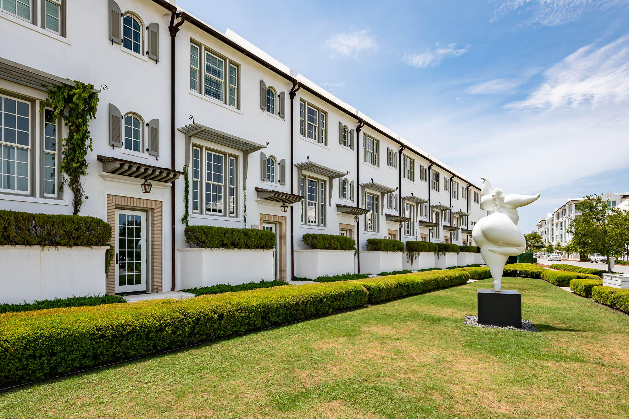 Amazing opportunity to own in Alys Beach!  3BR / 3.5BA townhome with a garage located just south of Caliza Pool and steps to town center. Designed by award winning Khoury Vogt Architects, the grand living area has 16 foot ceilings that flow into the private courtyard. Become a part of the Alys Beach community and enjoy the fantastic amenities including the owners only Beach Club, the stunning Caliza Pool and the fitness center, Zuma and the newest amenity, the Silva. Perfect for a primary residence, second home or investment property.