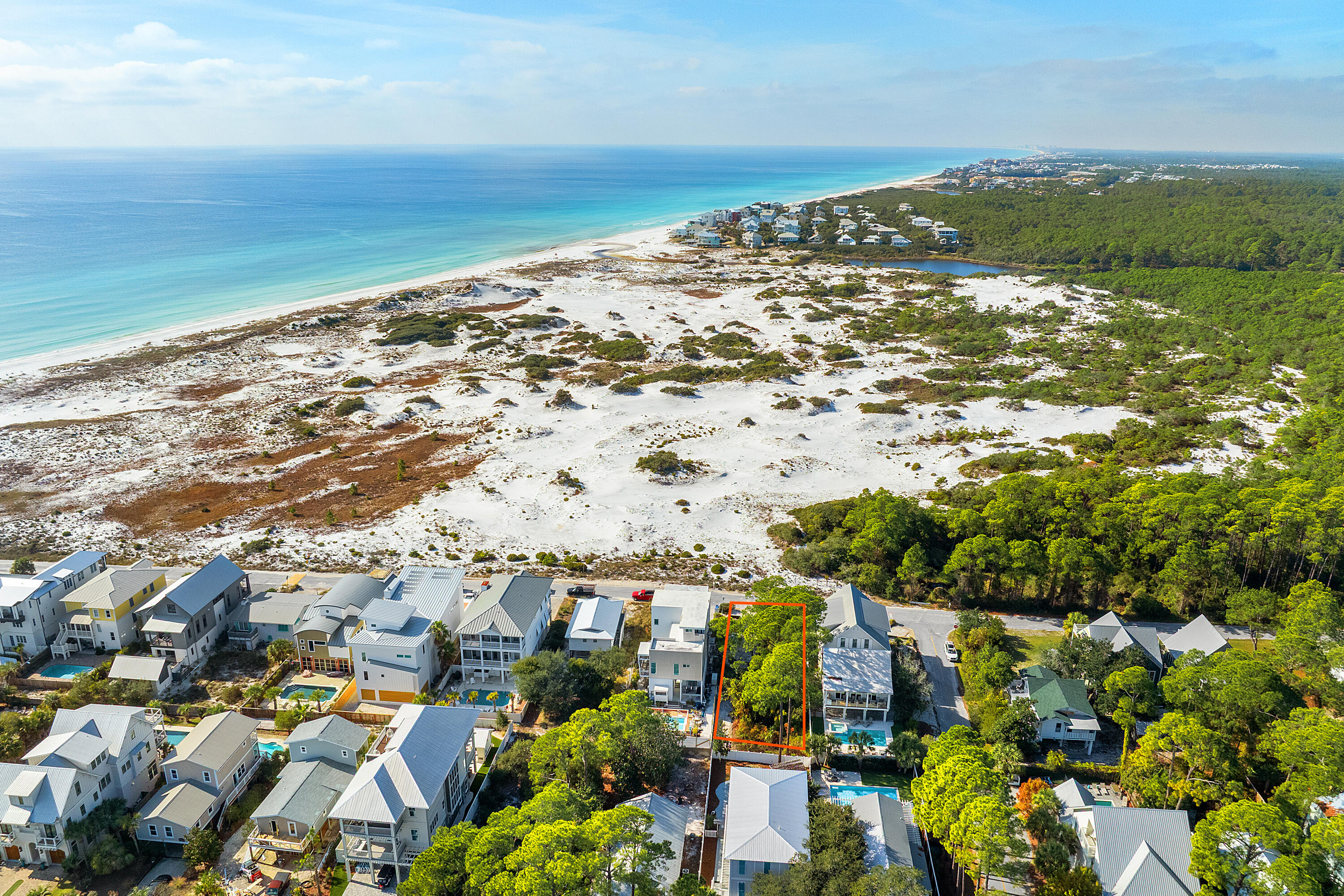 *OWNER FINANCING NOW AVAILABLE**This is the last available homesite on PIne Street in iconic Grayton Beach offering breathtaking westerly sunset views across the pristine dunes of Grayton Beach State Park and the emerald waters of the Gulf.  This exceptional property presents a rare opportunity to build a legacy beach home in one of Florida's most sought-after coastal communities.  Enjoy the perfect blend of natural beauty, boutiques and white-sand beaches.  A truly one-of-a-kind offering in the heart of historic Grayton Beach.  X-flood Zone