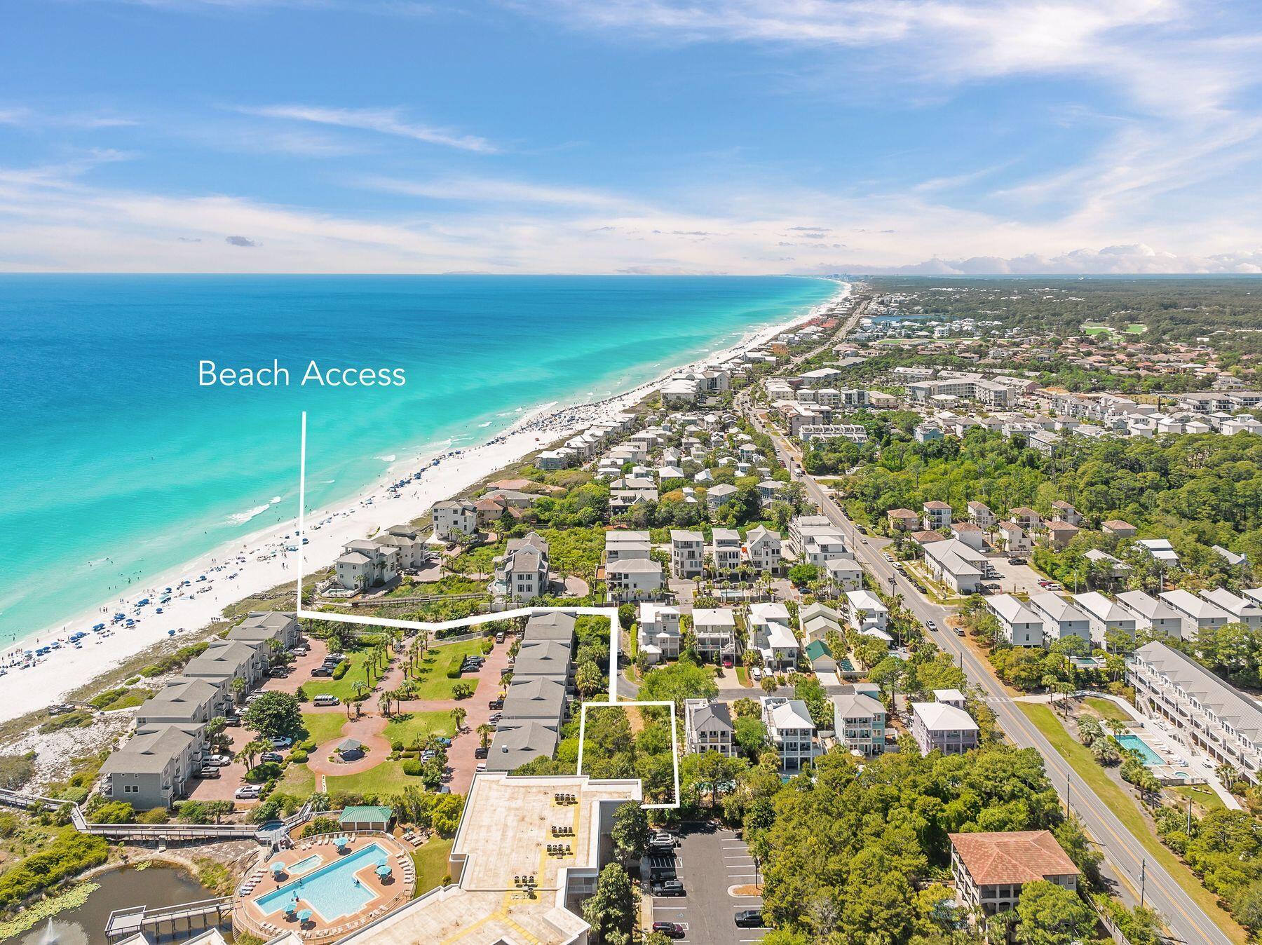 Build your dream coastal retreat on this rare vacant homesite located south of 30A on the highly sought-after west end. Nestled within the gated community of Gulf View, this is the only available homesite in the neighborhood--an exceptional opportunity to create a custom residence in an established and desirable setting. Enjoy easy access to the sugar-white sands and emerald waters of the Gulf, with a nearby beach access conveniently located at the end of S. Spooky Lane. This prime location also places you just moments from Gulf Place, where you'll find dining, shopping, and entertainment.