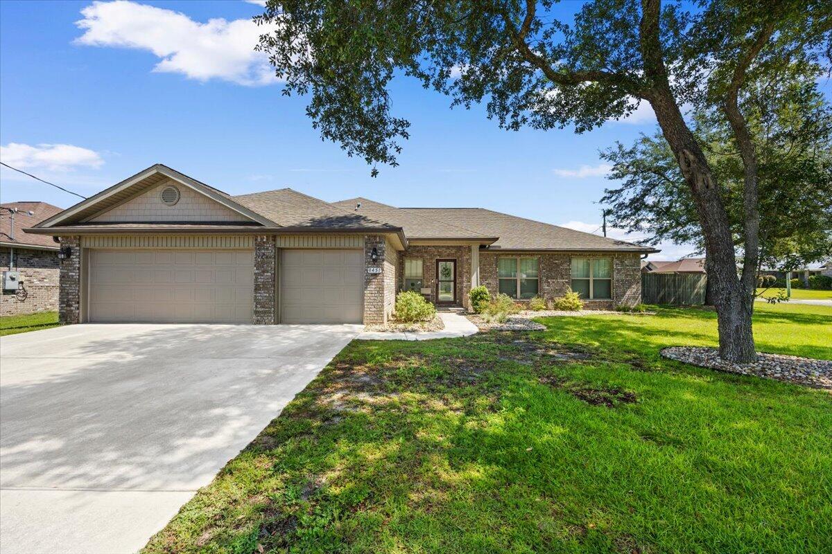 NEW PRICE REFLECTS A NEW HVAC UNIT JUST INSTALLED! ONE-OWNER. MOVE-IN READY. PAID-OFF SOLAR. THREE-CAR GARAGE. NO HOA. 

Welcome to 8451 Holley Hills Circle, a beautifully cared-for one-owner home tucked away in Holley Hills, one of Navarre's hidden-gem communities. If your wish list includes space, flexibility, energy-conscious living, and a location that keeps you close to everything you love about Northwest Florida, this one checks the boxes.

From the moment you arrive, the corner-lot setting and well-maintained exterior set the tone. Inside, this spacious 4-bedroom, 3-bathroom home with a 3-car garage has been thoughtfully prepared for its next owners. The home has been professionally cleaned, the carpets professionally cleaned, and paint touch-ups completed, so you can move in and start enjoying it from day one.

And then there's the solar! The solar system is paid off, giving the new owner the opportunity to enjoy the benefit of lower electricity bills without taking on a solar payment.

Love outdoor living? You'll want to see the lanai. The builder's optional lanai upgrade was added when the home was built, and the seller took it a step further by extending & the lanai to create even more room for seating and entertaining. Whether you're enjoying your morning coffee, hosting friends, or simply soaking up the Florida lifestyle, this is outdoor  living at it's finest. There is also a large shed in the backyard for tools, toys, bikes, beach gear, and all the extras that come with living the Florida lifestyle.

One of the biggest bonuses? No HOA! The community is subject to CC&Rs, offering the best of both worlds-the neighborhood standards that help maintain the community while avoiding the burden of traditional HOA fees.

Location is another major win. You're conveniently positioned for easy access to Hurlburt Field, Whiting Field, Duke Field, Eglin Air Force Base, Navarre, Gulf Breeze, and the beautiful Emerald Coast. And when it's time to trade the workday for the beach, Navarre Beach is just a short drive away, putting sugar-white sand, emerald water, and unforgettable sunsets within easy reach.

Whether you're relocating to Northwest Florida, looking for more room for your family, wanting a spacious three-car garage, or simply searching for a home that feels easy from day one, 8451 Holley Hills Circle deserves a spot at the top of your list.

One owner. Four bedrooms. Three baths. Three-car garage. Paid-off solar. Extended lanai. Added storage. Corner lot. No HOA. Professionally cleaned and move-in ready.

This is the one you'll want to see in person.

Come discover what makes Holley Hills such a special place to call home and see for yourself why this Navarre hidden gem checks so many boxes.

Schedule your private showing today before someone else gets there first!