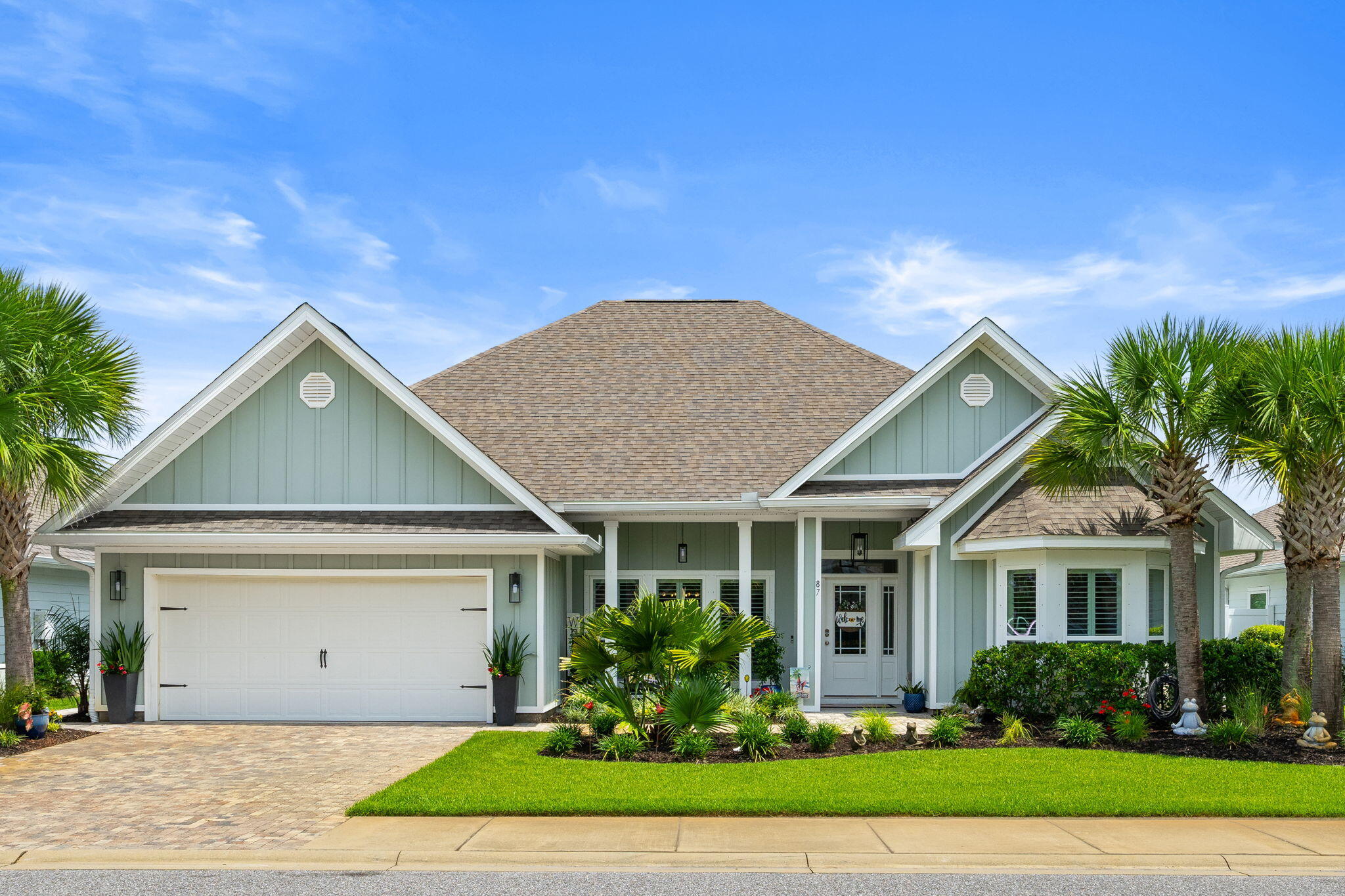 Located in a gated community in the heart of Santa Rosa Beach, this nearly new 4-bedroom, 2-bath home, built in 2022, offers the perfect blend of modern convenience and coastal charm. Thoughtfully designed with an open-concept layout, the home features durable luxury vinyl plank flooring throughout and a heated and cooled sunroom that provides valuable year-round living space for relaxing, entertaining, or working from home. Equipped with whole-home smart technology and a tankless water heater, this residence delivers the comfort and efficiency today's homeowners are seeking. Furnishings are negotiable, creating a turnkey opportunity for a primary residence, second home, or investment property. Residents enjoy access to the community pool and the convenience of golf cart-friendly living. Cruise to the beach, explore Scenic Highway 30A, or enjoy the area's acclaimed dining, shopping, and entertainment. Golf enthusiasts will appreciate being just minutes from Santa Rosa Golf & Beach Club. Ideally located near white-sand beaches, coastal dune lakes, and outdoor recreation, this home offers the privacy of a gated neighborhood while keeping you close to everything that makes the Emerald Coast such a sought-after destination. Whether you're enjoying a day on the golf course, a sunset at the beach, or dinner along 30A, this home places the best of Santa Rosa Beach right at your fingertips. Offering modern construction, resort-style amenities, and an unbeatable location.