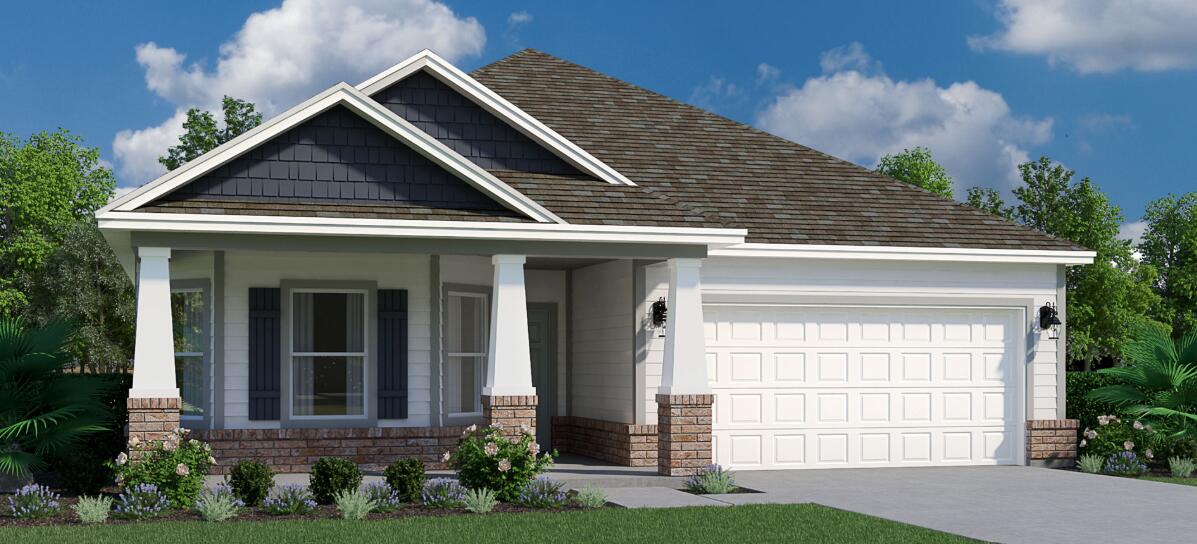 Your New Seacrest home has everything you need and more! As you enter your new home, your owners retreat is off to your side with gorgeous bay windows! Its ensuite
bathroom has plenty of storage space with the linen closet and walk in closet! If you continue past the owner's suite, you are welcome to the gracious size dining room and
great room combination. This also is open to the huge kitchen as well! This kitchen leaves the chef of the family to be included in any events going on in either the dining room
or great room. The second living retreat is off the back corner of the home gives all the rooms in the home privacy. The three spare rooms are down their own private hall with
full bath. your new home has the perfect entertaining areas outside with the spacious two car garage and optional outdoor living area. Estimated completion Time of December 2026