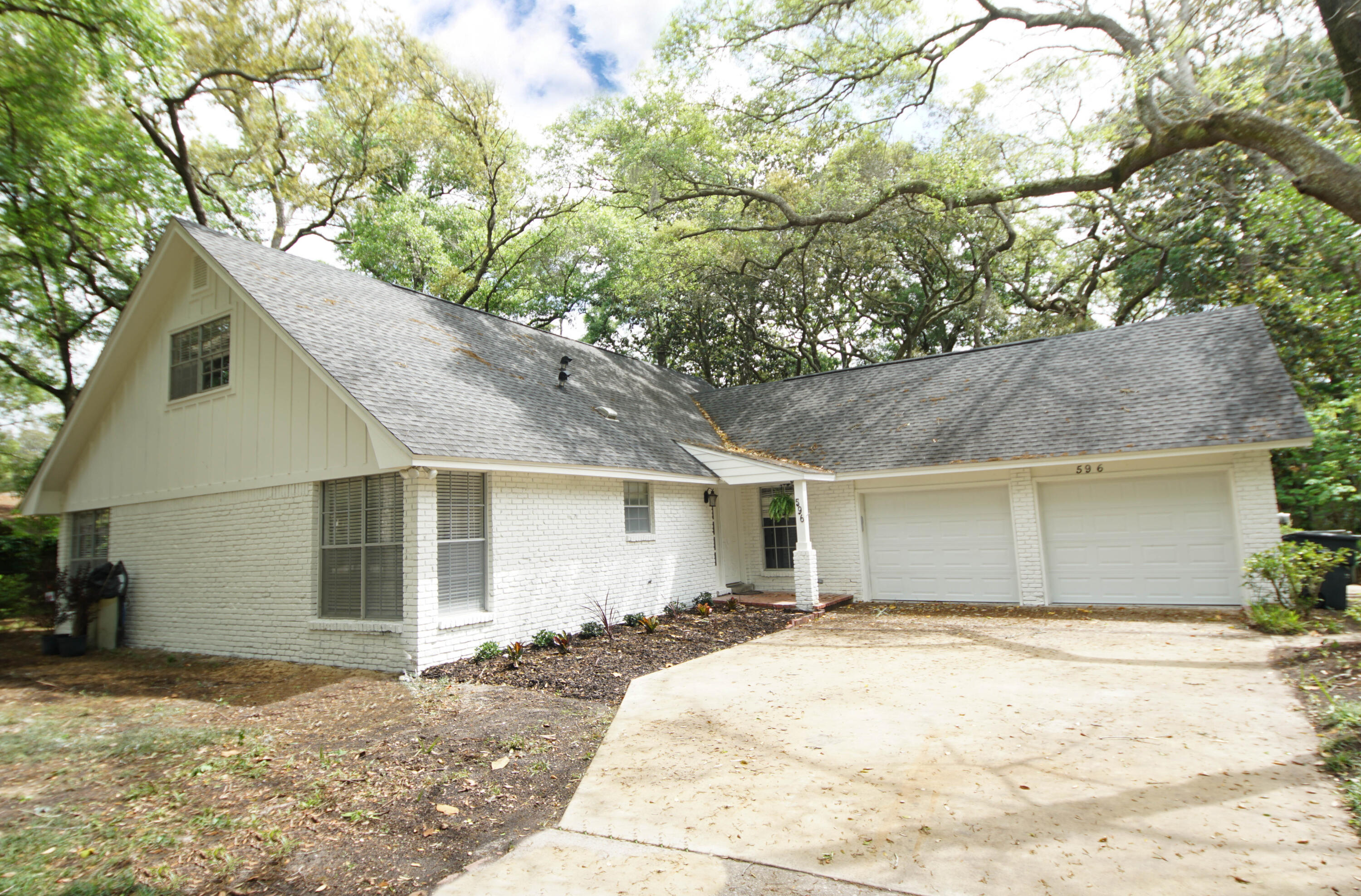 Available by August 1, 226!! Renovated, 2 story home, 5 bedrooms and 3 bath home! Downstairs there are 3 bedrooms and 2 baths and upstairs there are 2 bedrooms and one bath. The home is located in the Desirable Kenwood Neighborhood! Pets allowed / restrictions apply. Good credit and rental history, non smoking. Tenant responsible for utilities, internet, lawn maintenance, and pest treatment. 
12 month lease! 

This home sits on a beautiful tree lined street. There are 5 bedrooms, 3 full baths and 3023 sq ft (includes Florida room and Walk in Pantry). There is a 2 car garage and a large shed in the back yard! Kenwood neighborhood offers sidewalks for exercise, County Pickle ball and tennis courts and Golf Course, and the amazing Kenwood Elementary School! This home is very close to Choctaw High School! 
10 minutes or less to the beach, shopping, dining, churches, and good schools!  The 30 year dimensional shingle roof was installed in year 2017, the Navien tankless hot water heater replaced in 2024 and the HVAC system age is 2013 yr. The kitchen and bathrooms have been updated. The home has Luxury vinyl plank flooring, newer lighting, and kitchen appliances. There is PLENTY of storage in this home!  There is an open floor plan with case openings connecting the kitchen, dining, and living room! There is a large fenced back yard. The back yard is natural vegetation and is perfect for sitting around a firepit! Front yard has beautiful landscaping and both yards have a sprinkler system on a timer with well water. There is extra parking in the driveway for boats and trailers or multiple vehicles. This home has old Florida charm combined with modern elements and conveniences! Home to be professionally cleaned upon tenant move out. The home is older floor plan with the primary bedroom smaller than newer construction. There is a natural type backyard so the back yard is not sodded. There are many trees along the perimeter and some in the middle. There is an application fee of approximately $40 per person. (using Zillow for applications and it is the Zillow rate).