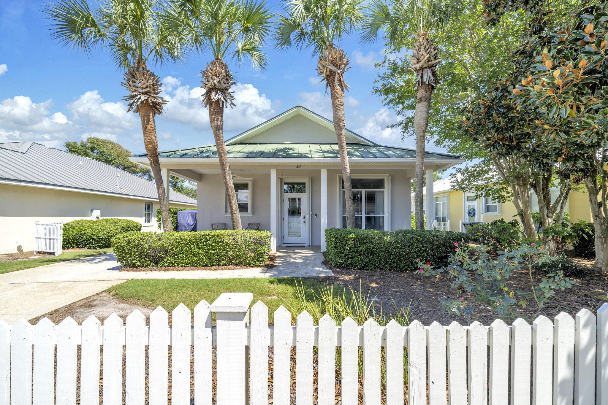 Experience coastal living at its best in this incredible Caribbean-style beach cottage, ideally located just a short walk from 500 feet of private, deeded beach access. Nestled within Maravilla, a gated community offering resort-style amenities, residents enjoy two swimming pools, tennis courts, a fitness facility, and more.

This spacious 3-bedroom, 2-bath home features a thoughtfully designed, open-concept floor plan perfect for both relaxing and entertaining. The kitchen flows seamlessly into the dining and living areas, creating a bright and inviting central gathering space.

The primary suite offers a private en suite bath featuring a walk-in rain shower and double vanity. Two additional guest bedrooms share a well-appointed full bath with a tub/shower combination.

With its desirable location, generous layout, private beach access, and outstanding community amenities, this coastal retreat offers exceptional versatility as a primary residence, second home, or investment property.
