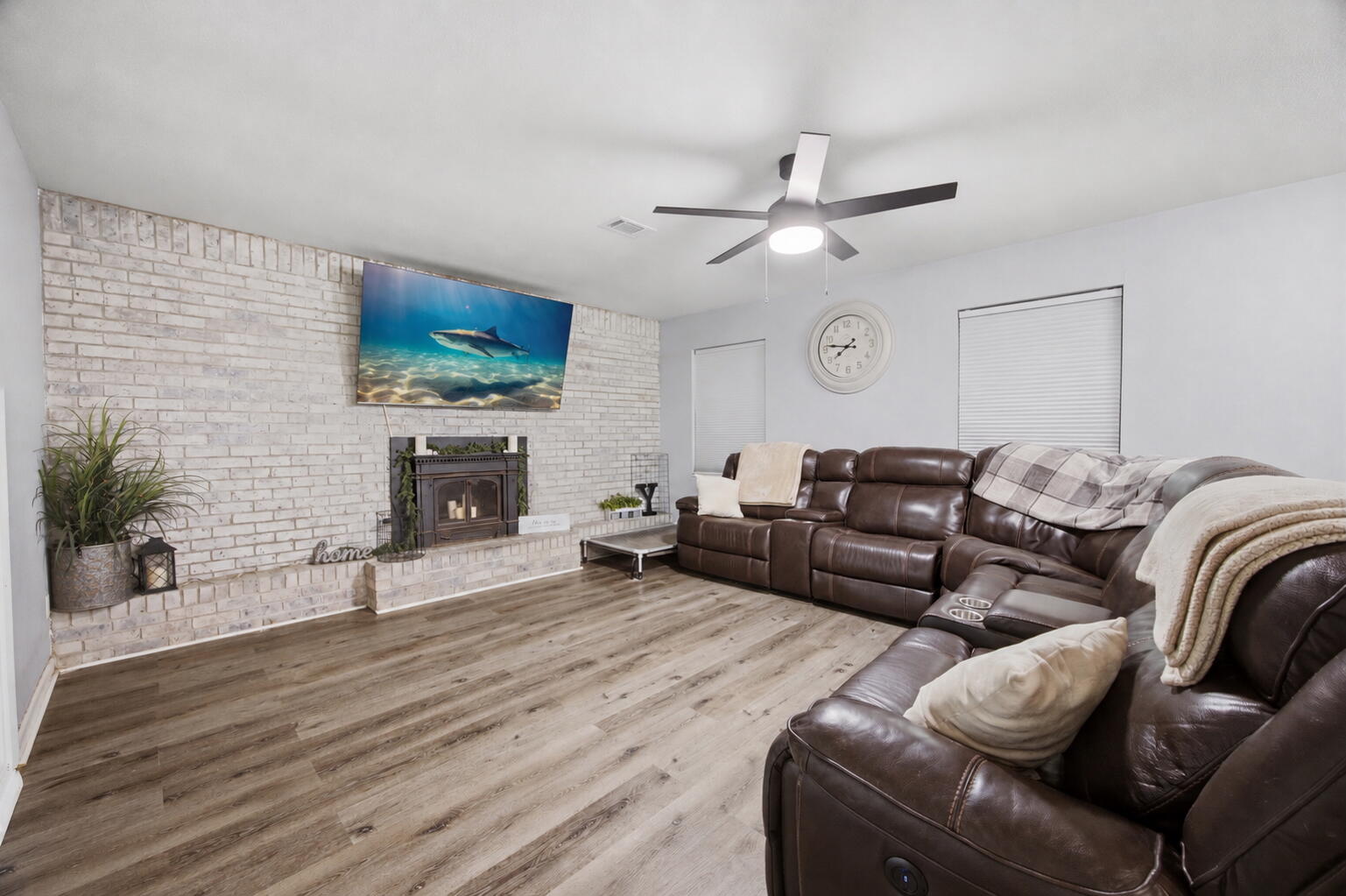 Located between Hurlburt Field and Eglin Air Force Base, 134 NW Virginia Drive puts daily commuting and city access at the center of convenience. Less than a mile from Beal Parkway and Mary Esther Cut Off, you have direct access to Publix, Walmart, Sam's Club, Home Depot, Lowe's, Aldi, restaurants, and everyday shopping without fighting long traffic patterns across town. Public parks, schools, and daily essentials are all nearby. The property is also approximately 15 minutes from the beaches of Okaloosa Island and about 20 minutes from Destin-Fort Walton Beach Airport, making travel, beach days, and weekend plans easy to navigate.

Inside, the layout offers 3 bedrooms and 2 bathrooms with additional functional living space that gives flexibility for a designated dining room, second sitting area, office setup, or extended entertaining space. There is also room adjacent to the kitchen for a breakfast table or casual dining area.

Recent updates include a newly tiled kitchen, renovated bathrooms, new carpet, new ceiling fans, and a new hot water heater. The Florida room has been recently rescreened, and the covered back patio off the laundry room is set up well for grilling, outdoor seating, or even a spa setup.

The oversized fully fenced backyard is one of the standout features of the property, offering mature trees, added privacy, and a fruit tree already in place to enjoy.

Move-in ready and priced to sell, this home offers updated condition, practical space, and one of the most convenient locations in Fort Walton Beach for daily living and commuting.