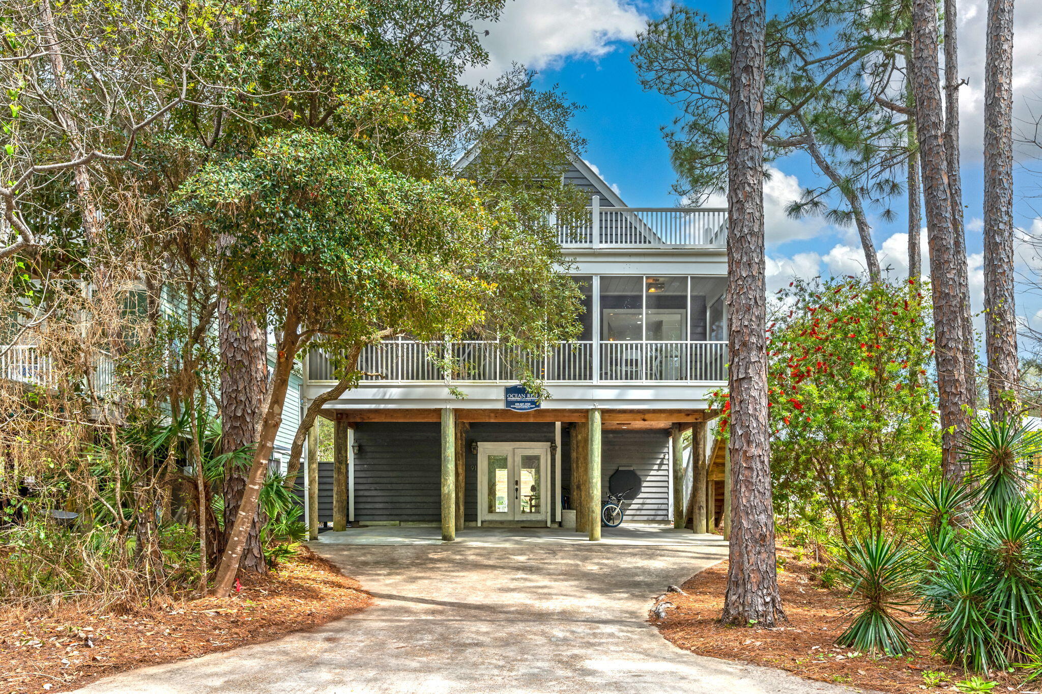 Embrace the timeless magic of Old Florida at Pine Cove. Tucked away in iconic Grayton Beach--voted the nation's best beach--this charming coastal retreat perfectly blends laid-back bohemian vibes with exceptional investment appeal. Proven earnings speak for themselves, generating $100k Year over Year.  Lounge under sunny skies beside your private heated pool, stroll down sand paths to Grayton Beach State Park and local hot spots, or simply soak in the gentle breeze from the Gulf's emerald waters. With plenty of room to add a custom carriage house, Pine Cove offers rare upside in 30A's most historic beach neighborhood. Step into simple, effortless beach-living before this gem slips away.