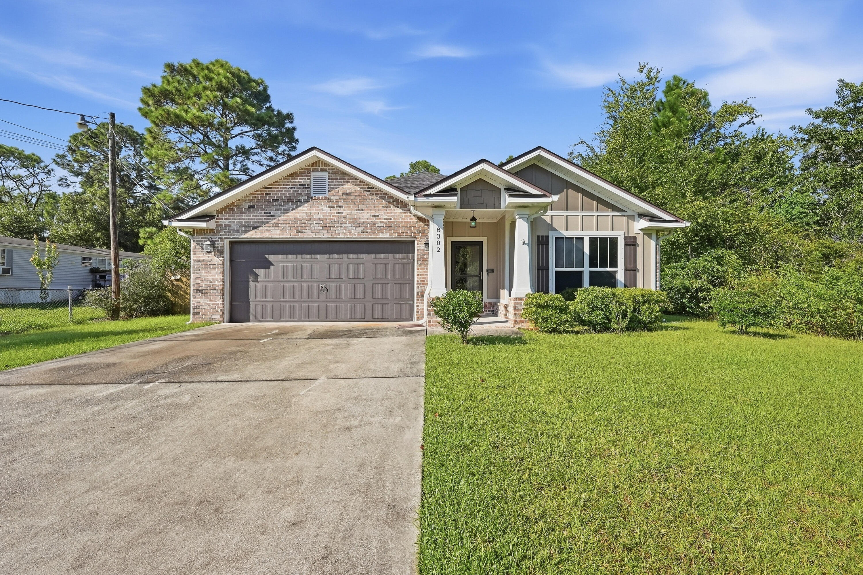 This well maintained and cared for 4 bedroom and 2-1/2 bath home with a large great room is perfect for entertaining. Enjoy preparing foods while in the open and spacious kitchen that features granite counter tops, 36'' cabinets and dovetail soft close drawers. There is a large pantry for ample food and appliance storage and a kitchen island. The picture windows provide natural lighting and showcases a backyard more than large enough to install a pool. Relax on the covered back patio while taking in the view. Although there is a privacy fence surrounding the property, the yard is extended further past the back fenceline. The shed conveys  and is fully electic as well is the screened in gazebo. The master bedroom features a trey ceiling and the master bathroom: a large tiled shower with rain head and frameless glass surround, garden tub, double vanities, water closet with pocket door and 2 large walk in closets. The home also offers a Nest Thermostat, Fabric Shield Hurricane Protection Covers and screen gutters, There is a termite bond program. Make your appointment soon to view this lovely home.