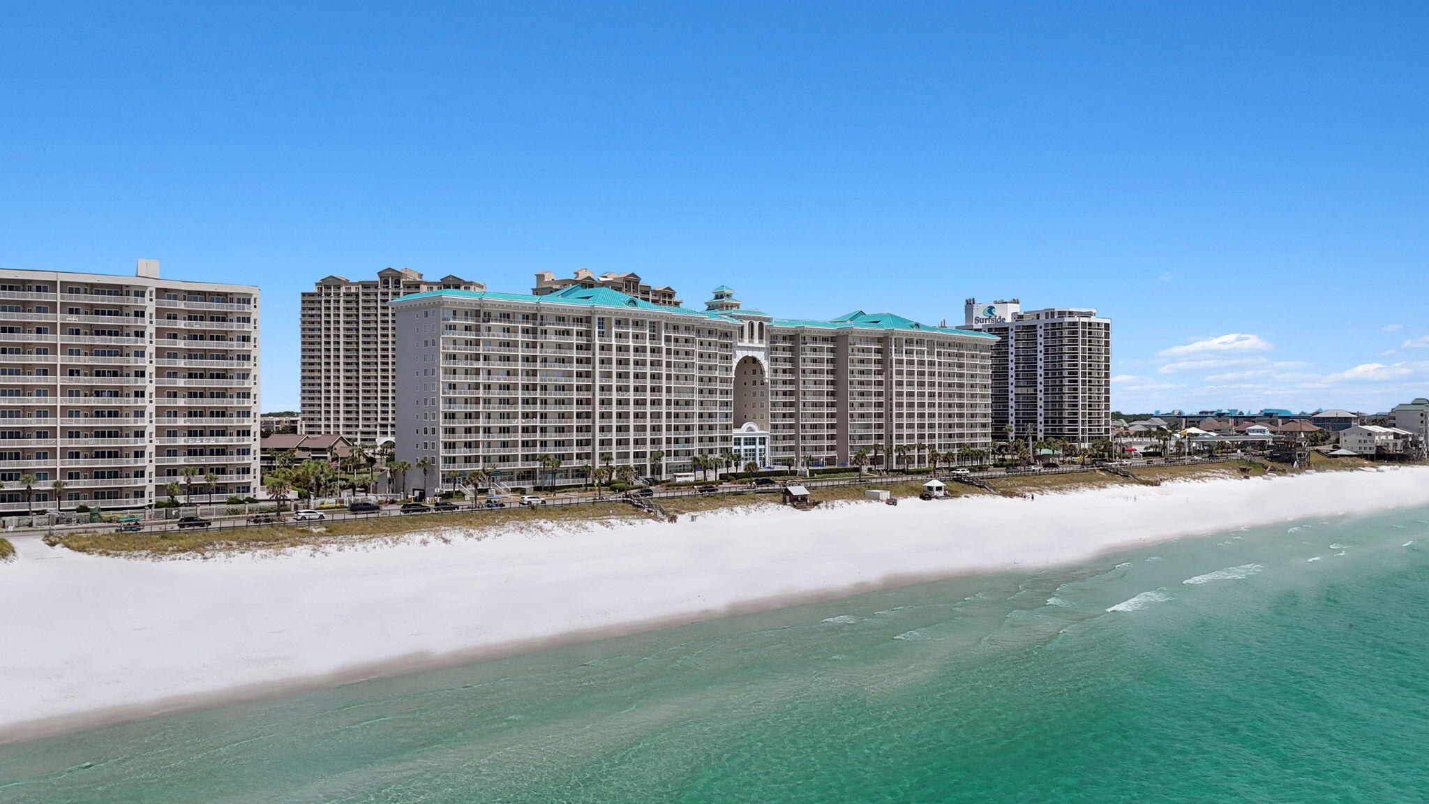 Experience breathtaking Gulf views from this beautifully appointed 3-bedroom, 3-bath penthouse in the highly desirable Majestic Sun at Seascape Resort. A rare and valuable feature, this unit includes two deeded parking spaces in the covered parking garage, providing convenience and added value that few units can offer.

Designed for both relaxation and entertaining, the open-concept floor plan is filled with natural light from expansive windows and opens to a private balcony overlooking the Emerald Coast's turquoise waters and sugar-white beaches. The well-appointed kitchen flows seamlessly into the living and dining areas, while the split-bedroom layout offers privacy for owners and guests. The spacious primary suite features balcony access and a private en-suite bath.

Majestic Sun offers exceptional resort amenities, including indoor and outdoor pools, hot tubs, a fitness center, tennis and pickleball courts, and convenient beach access just across Scenic Gulf Drive. Located within Seascape Resort, you'll also enjoy championship golf, dining, shopping, and entertainment just minutes away.

Whether you're searching for a primary residence, vacation getaway, or income-producing investment, this penthouse offers the perfect combination of luxury, location, and lifestyle along the Emerald Coast.