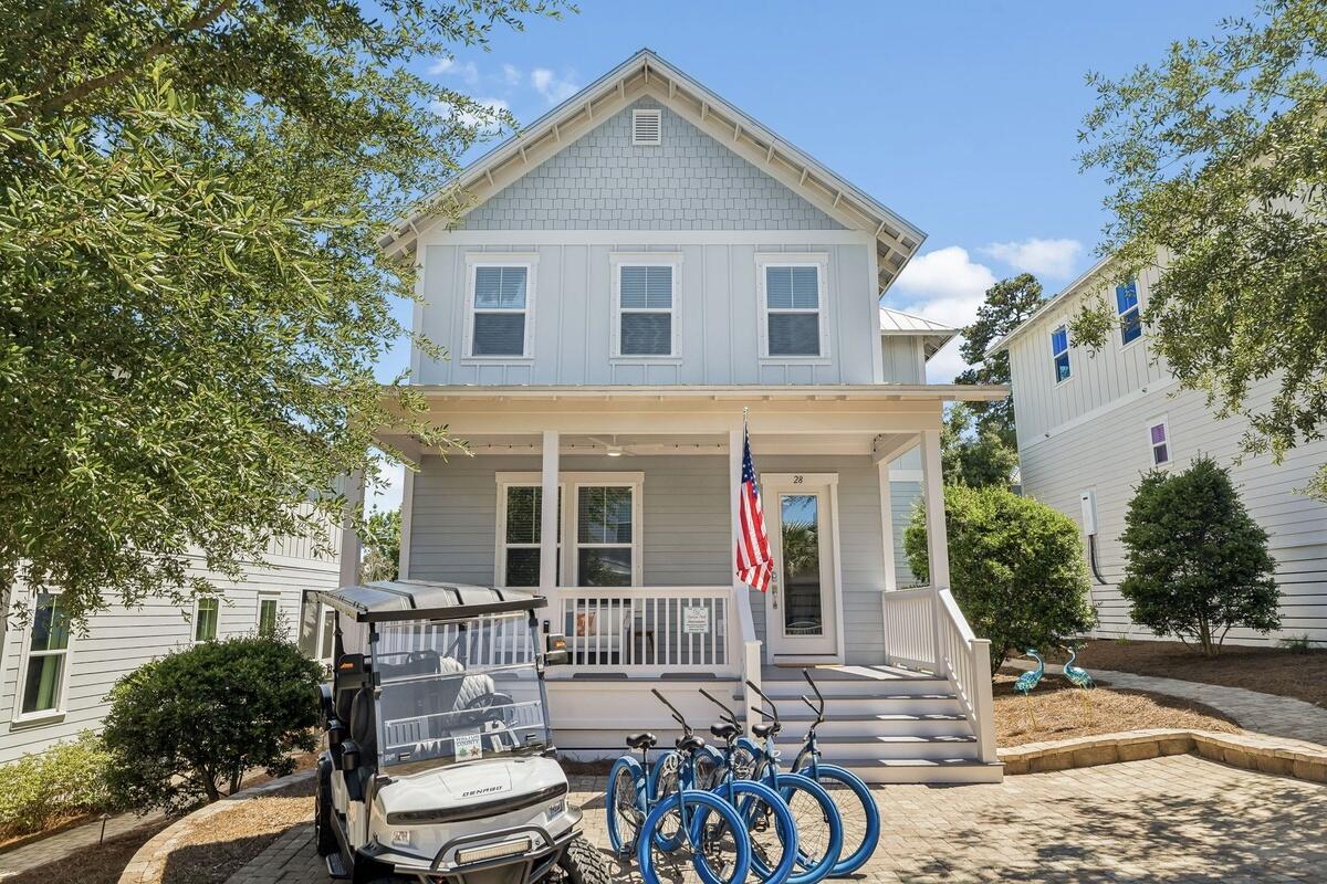 Fully Furnished 4BR Home Near Blue Mountain Beach | 6 Month Minimum Lease

Enjoy coastal living in this beautifully furnished 4-bedroom, 3-bath home just ½ mile from Blue Mountain Beach on scenic 30A. This move-in-ready home features an open-concept floor plan, stylish coastal décor, a desirable full bath on the main level, and an expanded paver driveway with ample parking.

The kitchen offers granite countertops, stainless steel appliances, a large breakfast bar, and opens to the spacious dining and living areas. Sleeping accommodations include three king bedrooms and a bunk room with double bunks, providing plenty of space for family and guests.

Relax on the private backyard patio with a fire pit or enjoy the community's heated pool and hot tub. A brand-new A/C system ensures year-round comfort, and an optional 6-seat golf cart is available.

Available fully furnished for a 6 month lease at $4,800/month. Security deposit equals one month's rent. Utilities are not included.

Features: Full-size washer & dryer, community heated pool & hot tub, private patio with fire pit, optional golf cart, minutes from Blue Mountain Beach, shopping, dining, and all that 30A has to offer.

Rental Requirements: One dog considered with pet deposit and monthly pet fee. No smoking.