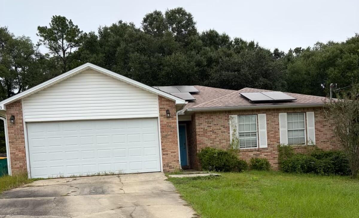 Property is being sold As-Is. Three bedroom/2 bathroom home built in 2003. Has a 2-car garage. Located in east Crestview with a short drive to food, groceries and entertainment. Buyer to verify all pertinent information including lot dimensions and square footage.
