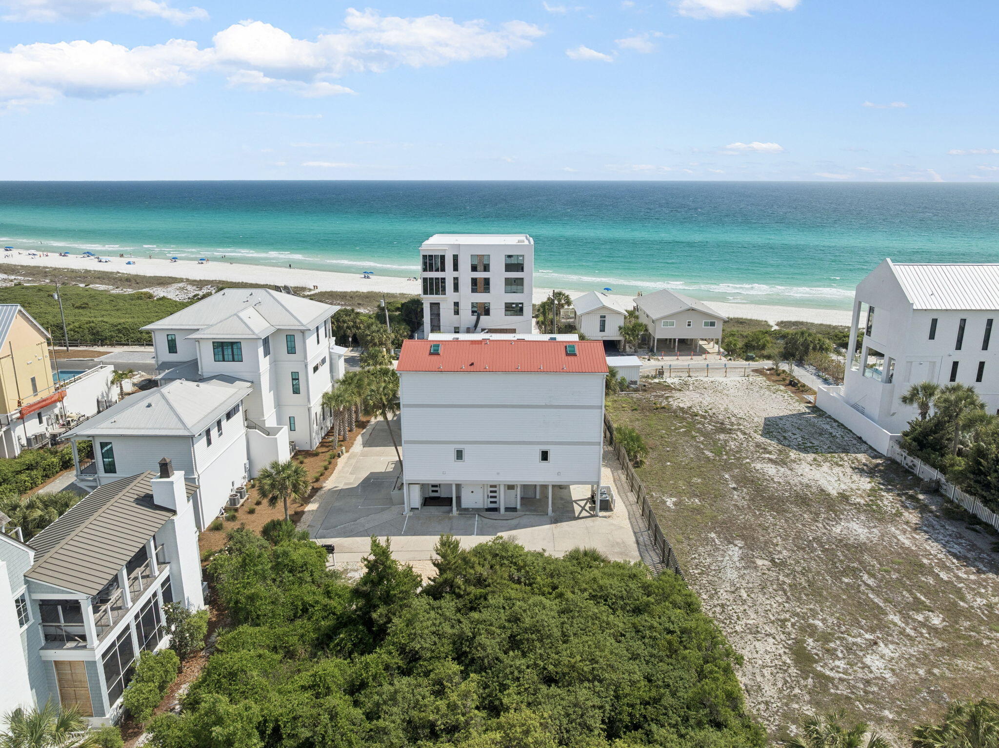 ''Coastal Inlet Cottage'' perfectly positioned just steps from one of 30A's most charming and sought after beach accesses. Gulf views from every level and designed for effortless coastal living, this turnkey retreat offers the ideal blend of investment potential and family getaway. With a strong and consistent rental history, spacious living areas, and room for everyone to gather, this home was made for creating lasting beach memories. Tucked away in the heart of Inlet Beach near 30A's best dining, shopping, and entertainment, yet offering the privacy and ease of a true lock-and-leave property. Whether you're searching for a high-performing rental, second home, or full-time coastal escape, this one checks every box.