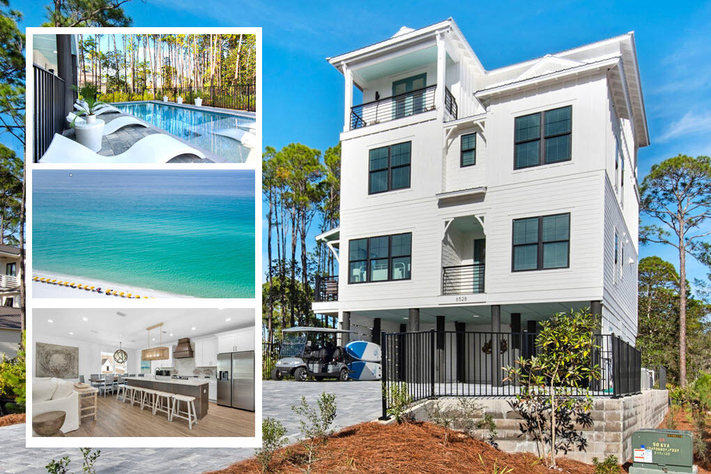 Short term rental powerhouse featuring a spacious coastal home directly on famous Hwy 30-A with private heated pool and splash pad, multiple indoor/outdoor living spaces, and massive 17 person sleeping capacity to maximize revenue.

Designer furnishings, professional photography and full inventory to convey for immediate revenue generation.

Less than a half-mile to pristine beach access via the 30A coastal bike path ensures high occupancy. Includes a free six-seater golf cart, two paddleboards, grill, and 4th-story covered dining deck for added guest appeal.

Designed from the ground up to ensure easy, low cost maintenance and best possible yield.

Do an Internet search on Legacy Beach Homes of Destin, Florida to view real time calendars in order to determine availability for showings Seller is listing over $100 million worth of properties from their portfolio (35 large STRs in the Destin/Miramar/30A area with an average appraisal value of slightly over $3M each.).

The seller is only selling 10% of the portfolio. Seller will withdraw this and/or any other remaining listings once the first  $10 million (approximately)  in sales have been achieved.

Seller (Equisource Holdings dba Legacy Beach Homes) does not disclose property-level rental revenue data. Buyer to perform their own due diligence regarding income potential. However, the appraisal in the document section of this listing may include the appraiser's revenue projection. 

Seller will make all reasonable efforts to facilitate the transfer of future reservations. 

The Seller does not have to sell.  Property has been priced based on recent appraisal and reflects the seller's minimum acceptable price.

Most recent appraisal and inspections in docs section