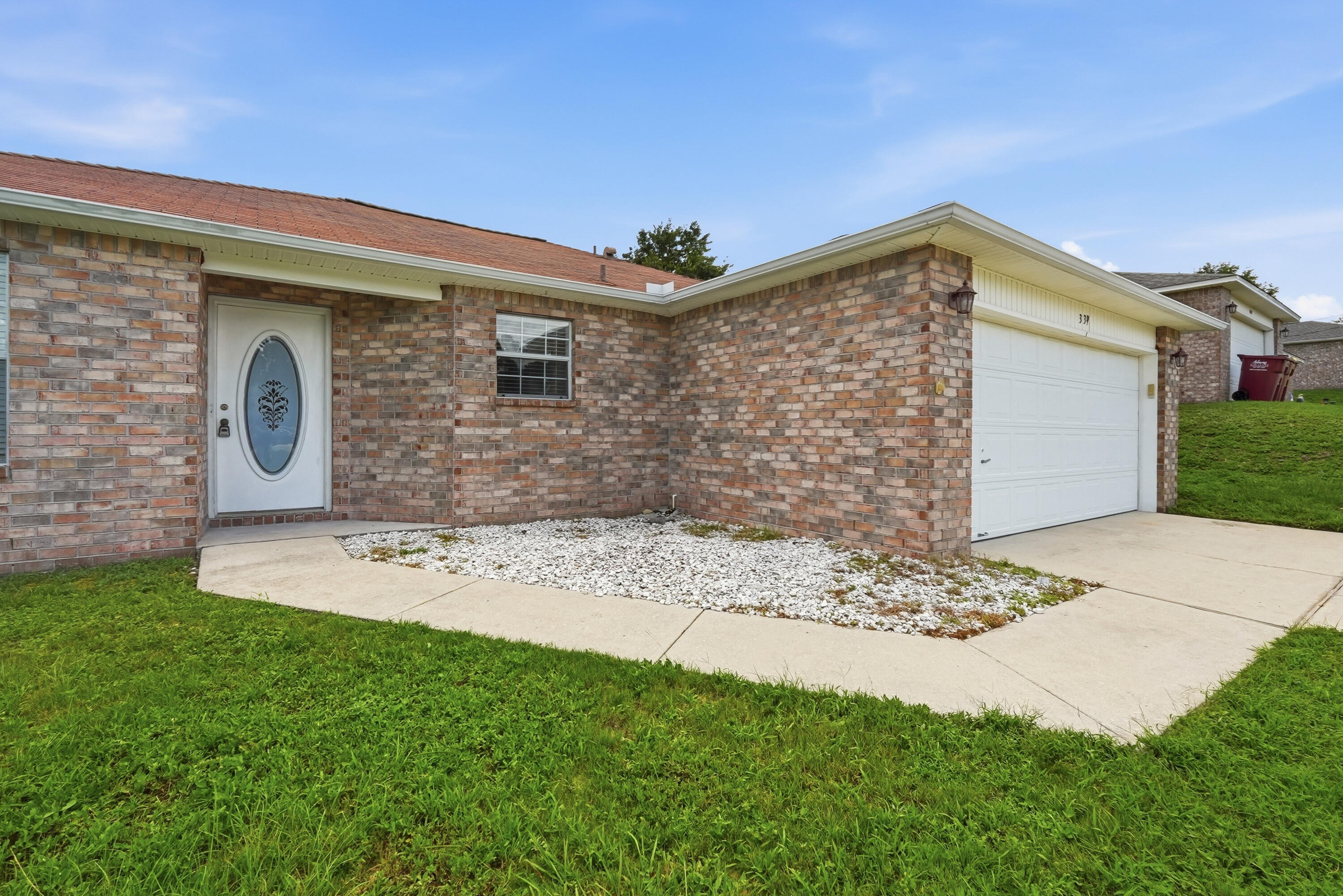 Welcome to this charming brick home in South Crestview, offering 3 bedrooms, 2 bathrooms, and a versatile flex room to fit your lifestyle. The split-bedroom floor plan and open-concept design provide both privacy and comfortable gathering spaces.

The welcoming entryway opens into the kitchen and flows seamlessly into the main living areas. The spacious primary suite is privately located on one side of the home and features a large walk-in shower, dual vanities, and a generous walk-in closet. On the opposite side of the home, two additional bedrooms share a full bathroom.

Enjoy cozy evenings gathered around the fireplace, or relax year-round in the enclosed Florida room--an ideal space for morning coffee, entertaining, or additional living space. The spacious backyard offers plenty of room for outdoor activities and includes a convenient storage shed for added functionality.

With its desirable South Crestview location, brick construction, flexible floor plan and inviting indoor and outdoor spaces, this home is ready to welcome you! Contact us to schedule a showing today! Pets considered with application.