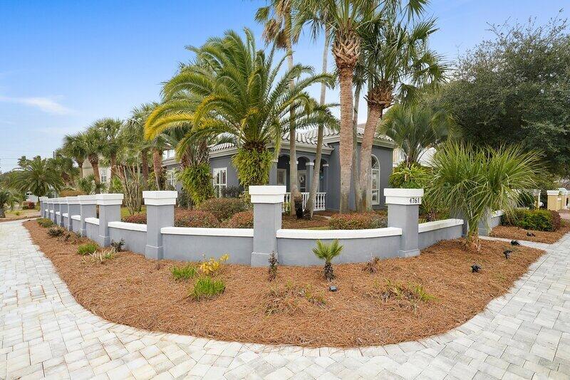 Your deeded Beach Access is just a short walk from this beautiful Caribbean beach home boasting 2 Bedrooms, 2 Full Baths PLUS Bunk Room in the wonderful beachside neighborhood of Terra Cotta Terrace is now available for families to create new beach memories! Tiled roof is only 6 years old with newly painted exterior and newer AC units and irrigation pump!  This immaculate home features tall ceilings and tile flooring throughout. Enjoy a gas fireplace on cooler evenings. Take a quick walk to the white crystal sand beach and arrive within minutes! The Terra Cotta community offers a heated pool, volleyball court, tennis courts, dog park, and grilling area with all the amenities of The Enclave included. This home is being sold fully furnished.