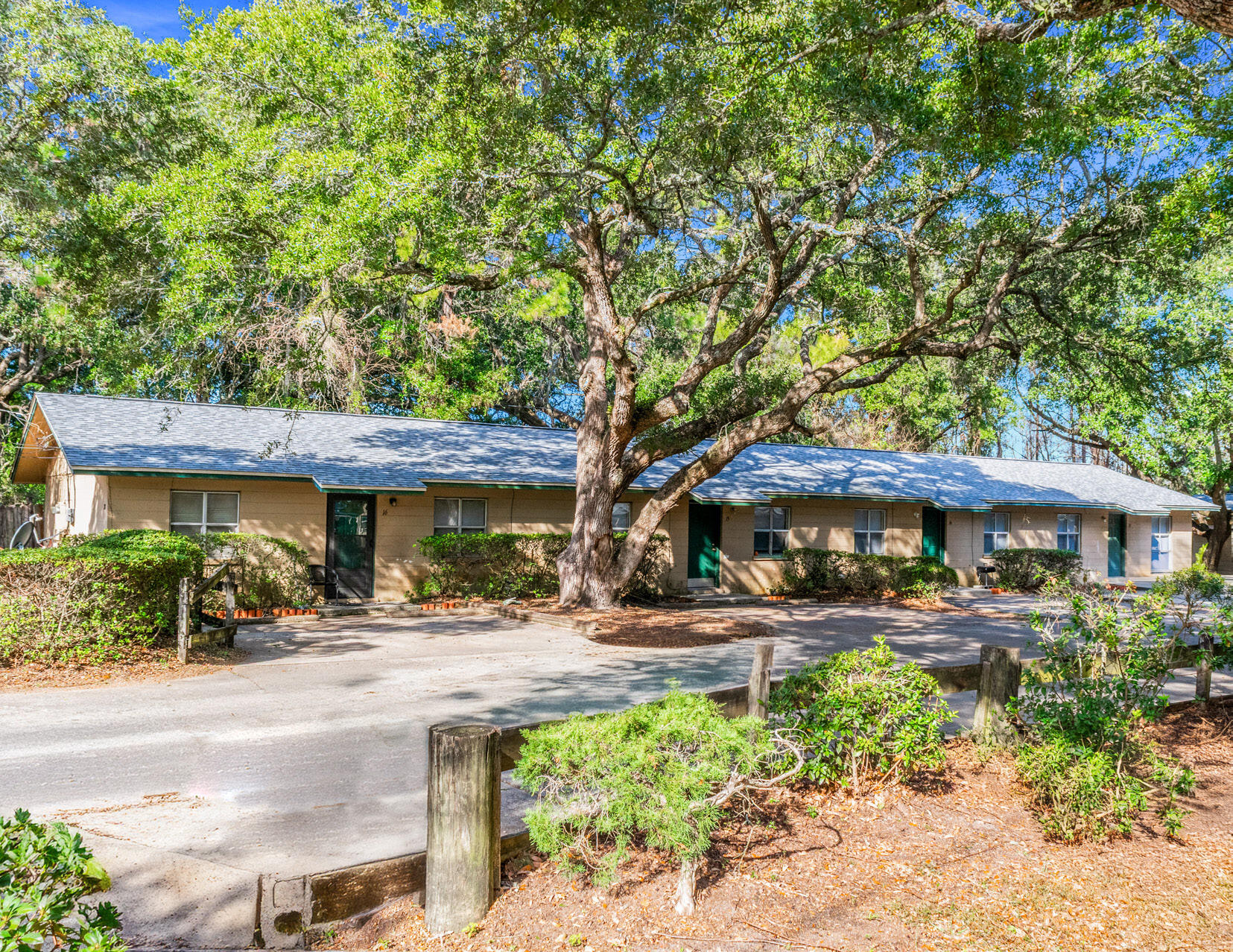 Exceptional opportunity to acquire Tilden's End, a 13-unit apartment community in the heart of Fort Walton Beach. Built in 1983 with durable CBS block construction, the property offers an all 2BD/1BA unit mix (800 SF each) and has been extensively improved with new roofs, multiple new HVAC systems, interior renovations, comprehensive plumbing repairs, and new fencing -- positioning the asset for stable, low-maintenance ownership.
The property is located within a designated Opportunity Zone, a federal program that lets investors defer and potentially reduce capital gains taxes by reinvesting through a Qualified Opportunity Fund, with the potential to eliminate tax on appreciation when the investment is held long enough. For the right buyer, this can meaningfully enhance after-tax returns (buyer to confirm eligibility and current rules with a tax advisor).
Steady occupancy reflects strong demand, with in-place rents below market and upside through turnover, RUBS, pet fees, and other income. Additional development optionality exists to add a triplex on the north side of the site -- NOI growth without buying more land.
Ideally located just off Mary Esther Cut Off (±34,500 vehicles/day) and within 15 minutes of Eglin Air Force Base and its 20,000+ personnel, the asset draws from a deep, defense-anchored renter base further bolstered by Williams International's ±$1B Okaloosa County investment. Buyer to verify all information.