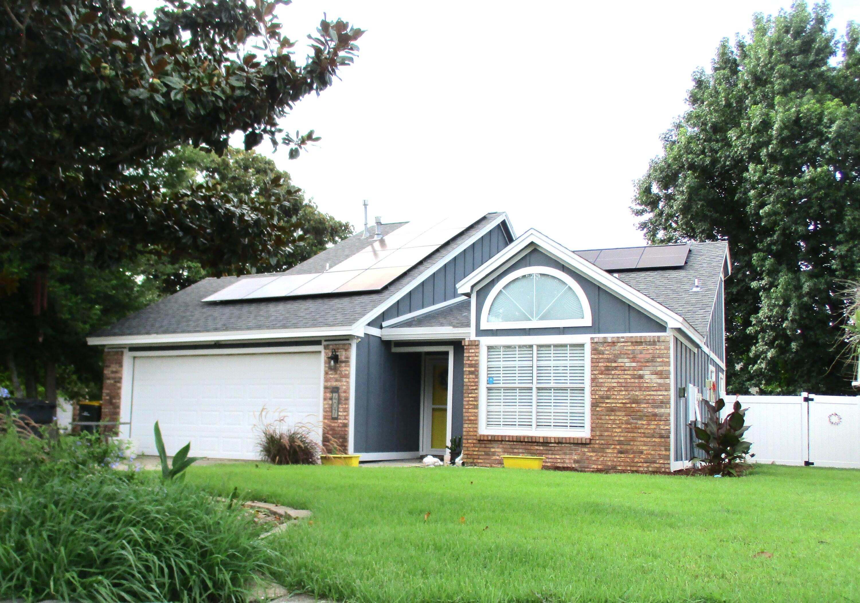 Beautifully updated 2BR/2BA patio home in the center of Fort Walton Beach! ELECTRIC SERVICE IS INCLUDED. This well-maintained home features hard-surface flooring throughout, quartz countertops, stainless steel appliances, breakfast bar, fireplace, washer and dryer, and a spacious living/dining area that opens to a private patio and beautifully landscaped backyard. Two-car garage included.  No smoking. Pets considered with owner approval and pet rent. Credit and background screening along with security deposit are required.