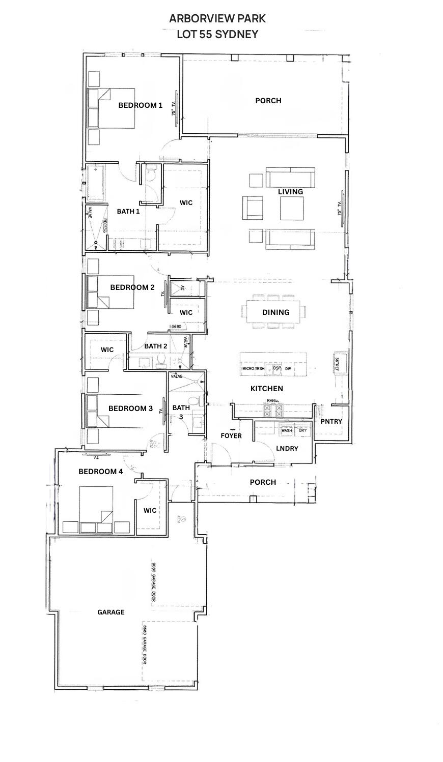 Entered for comp purposes. Welcome to the improved Ficus plan by Huff Homes, part of the Preserve Collection in the newly released Arborview Park at Watersound Origins. Positioned on a 159' deep homesite with a wooded backdrop, this 4-bedroom, 4.5-bath residence with a 2.5-car garage offers a well-balanced layout, upgraded interior finishes, and a private outdoor setting.