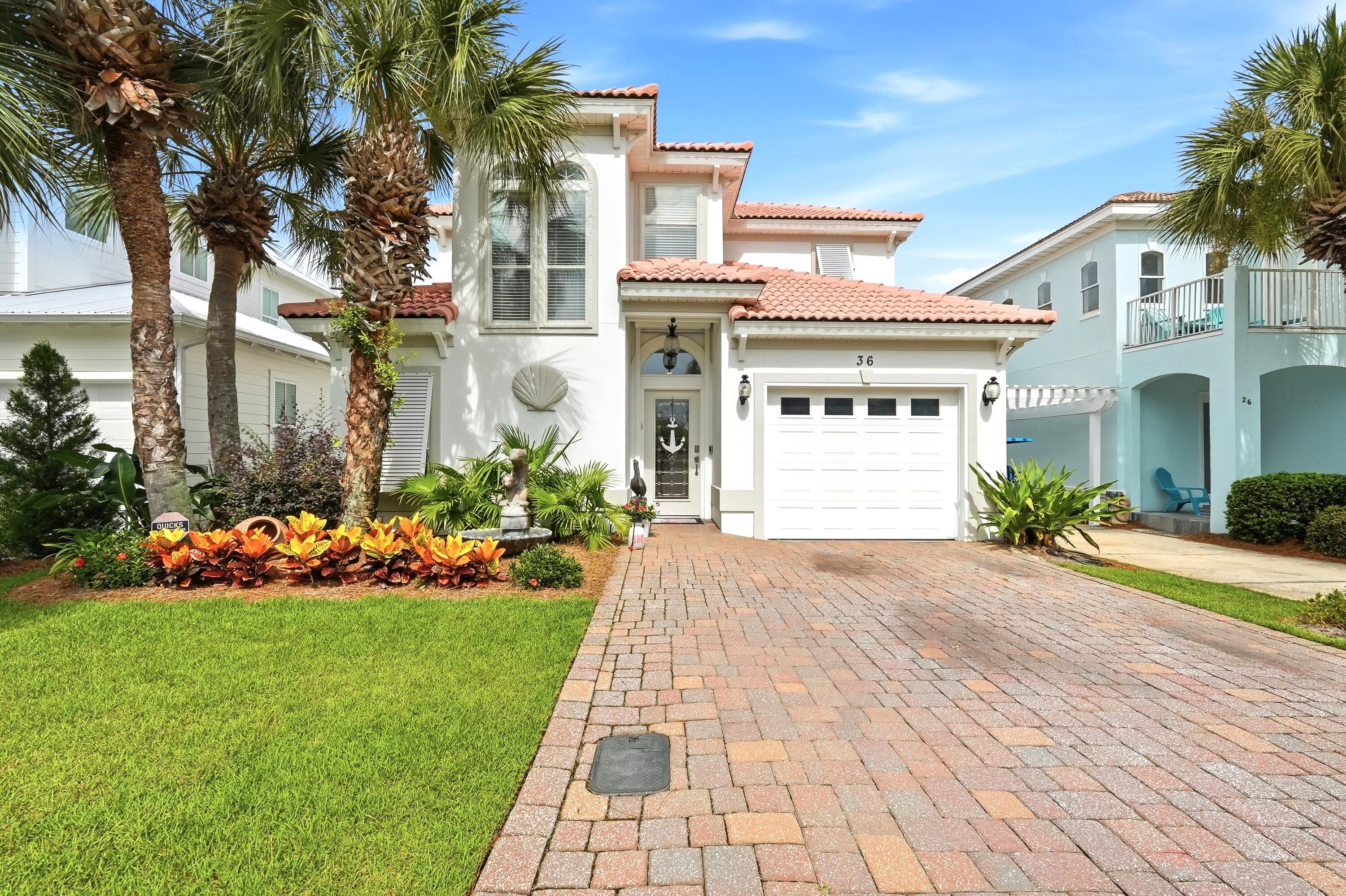 Welcome to 36 St. Francis Drive South, a beautifully maintained one-owner home in the gated beach community of Emerald Waters. 

Located just 0.4 miles from both the deeded beach access and the popular Pompano Joe's public beach access, this coastal retreat offers the perfect combination of privacy, convenience, and investment potential.

Thoughtfully updated and exceptionally cared for, the home features a bright, neutral interior with updated flooring, paint, kitchen, and bathrooms. The spacious floor plan includes 4 bedrooms, 3.5 bathrooms, desirable first-floor primary suite, and a one-car garage. Step outside to your private backyard oasis, complete with a gunite pool, outdoor entertaining space, and a generator for added peace of mind.

Whether you're searching for a primary residence, second home, or investment opportunity, this property offers exceptional flexibility. Enjoyed by its original owner and never operated as a vacation rental, the home presents a rare opportunity to acquire a meticulously maintained beach retreat with strong vacation rental income potential. Rental projections are available upon request.

Emerald Waters is a gated community known for its charming coastal architecture, deeded access, community pools, and prime Miramar Beach location close to dining, shopping, and entertainment. 

This is a rare opportunity to own a beautifully updated beach home that has been maintained with pride while offering the ability to maximize future rental income.